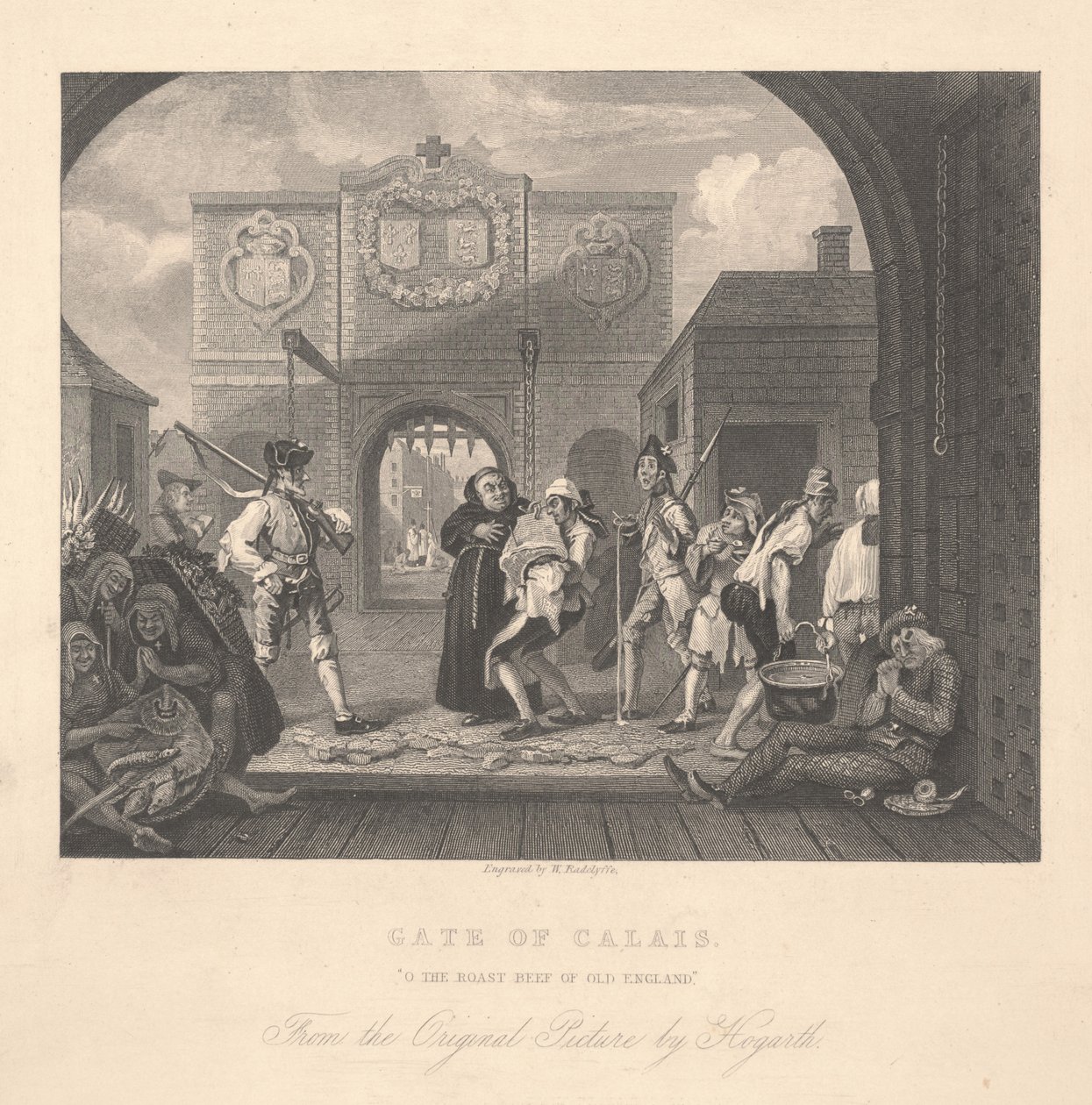 कैलास का द्वार, विलियम रैडक्लिफ द्वारा उकेरा गया (1783-1855) द्वारा विलियम होगार्थ