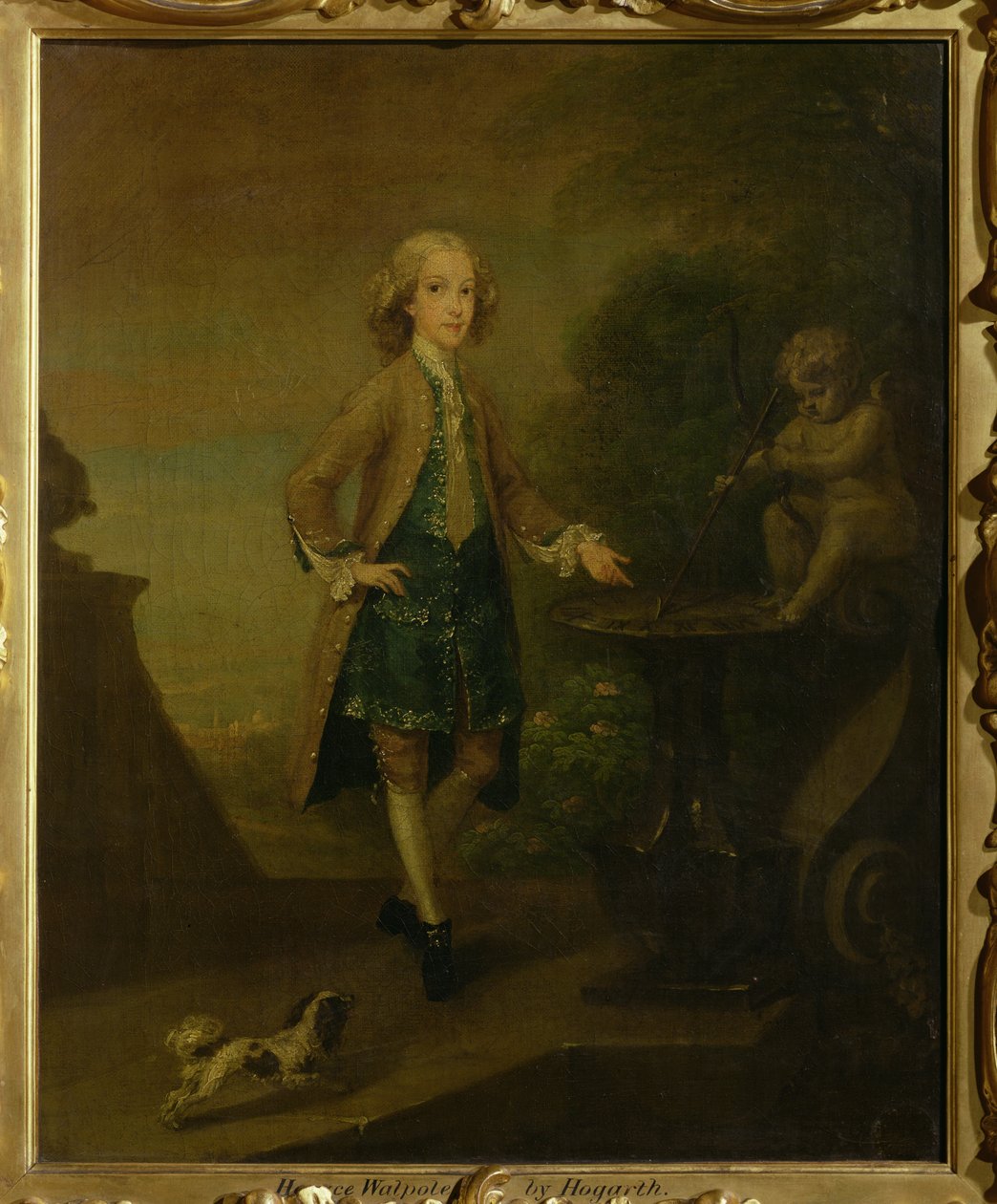होरेस वालपोल, 10 वर्ष की आयु, 1727-8 द्वारा विलियम होगार्थ