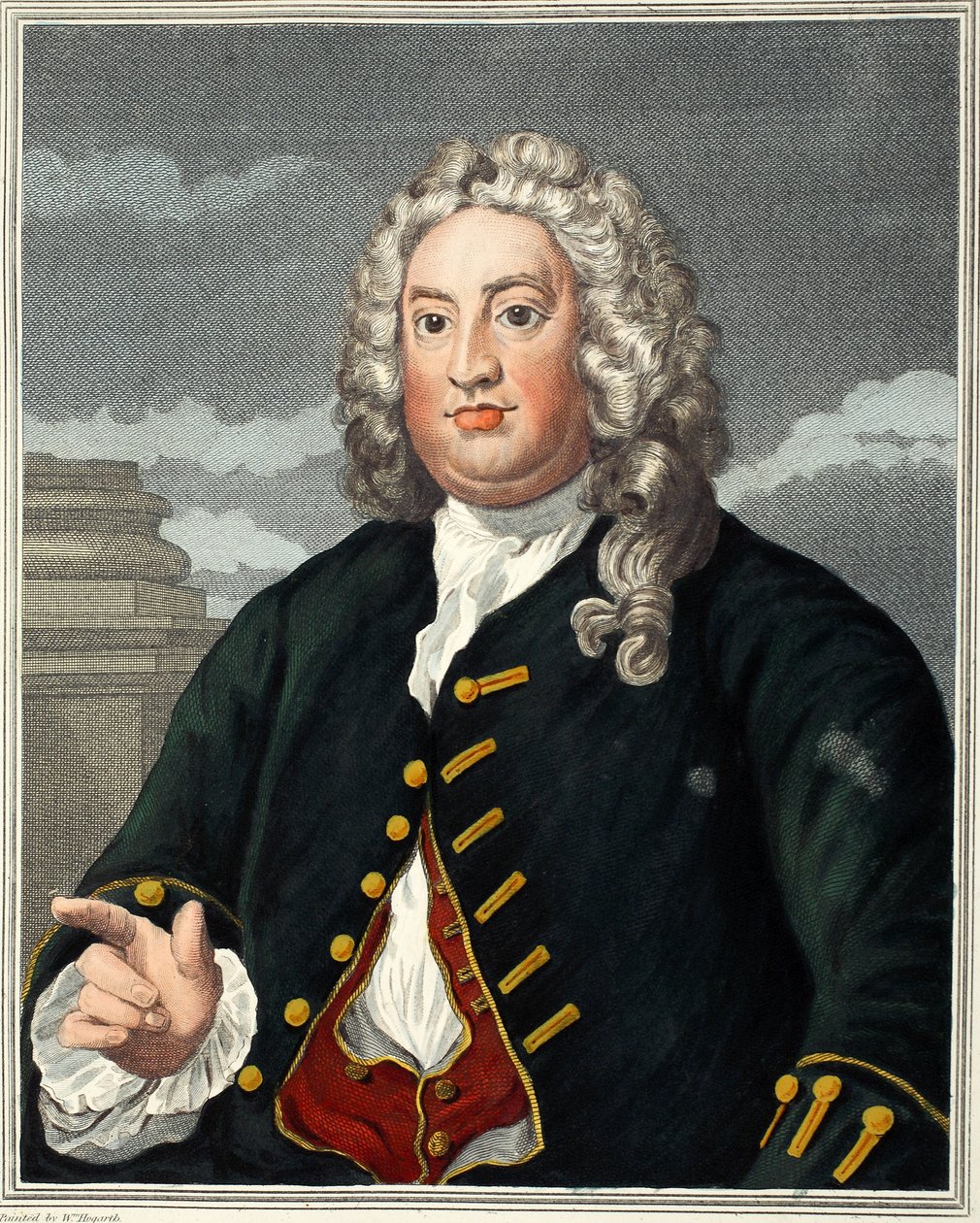 मार्टिन फोकस, &39;हॉगर्थ रिस्टोर्ड: द होल वर्क्स ऑफ द सेलेक्टेड विलियम हॉगर्थ, थॉमस थॉमस द्वारा पुनः उत्कीर्णित, से चित्रण 1812 (हाथ से सजी नक्काशी) द्वारा विलियम होगार्थ