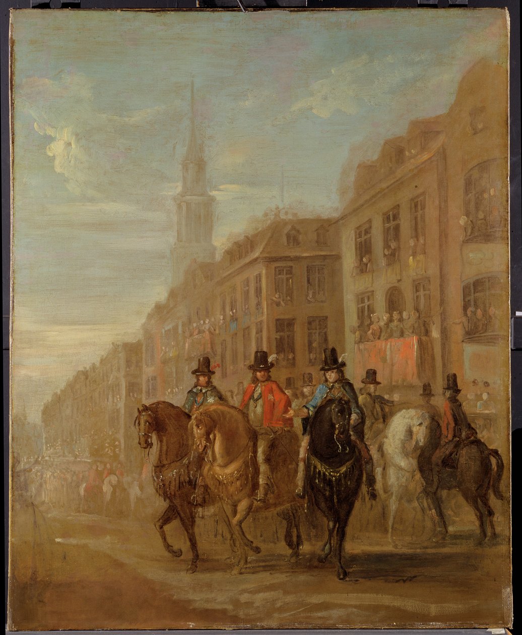 चेपसाइड में चार्ल्स द्वितीय की बहाली प्रक्रिया, c.1745 द्वारा विलियम होगार्थ