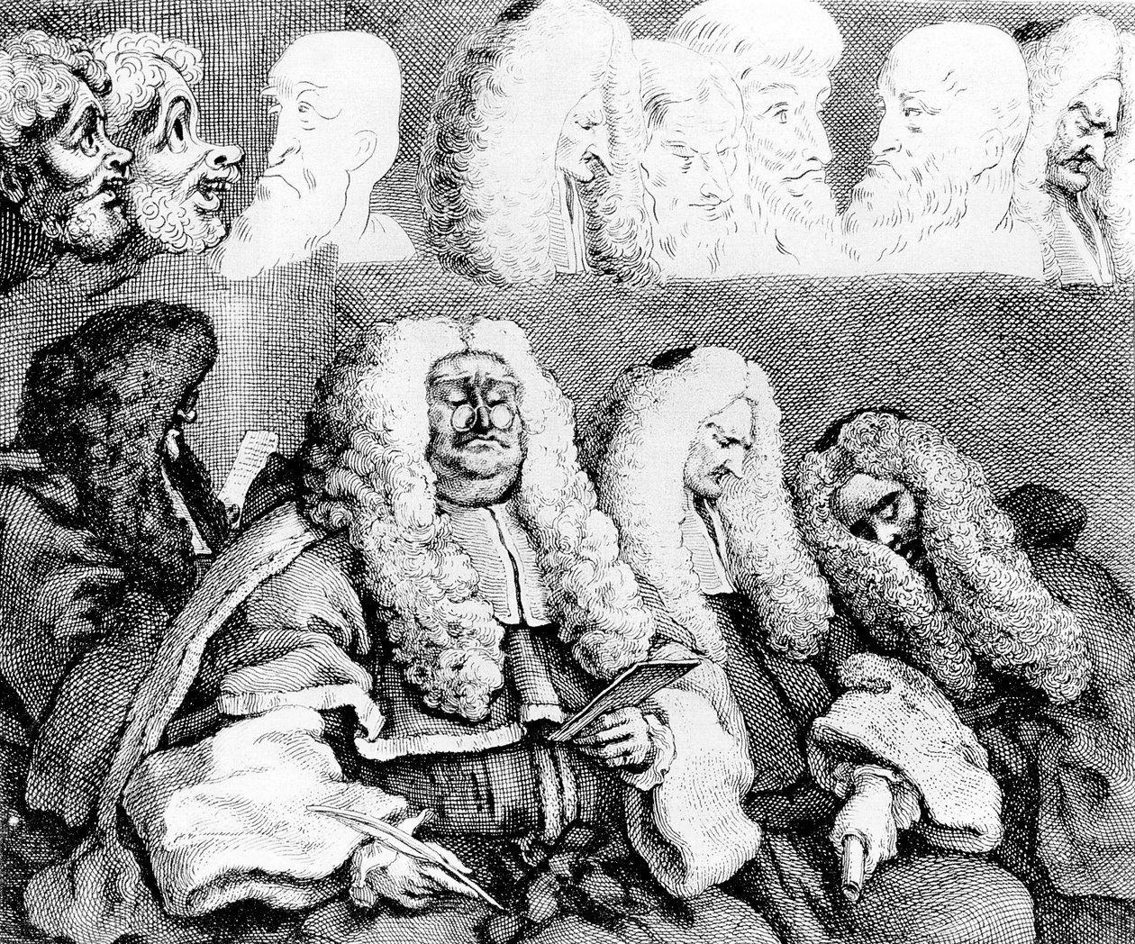 बेंच, 1758। द्वारा विलियम होगार्थ