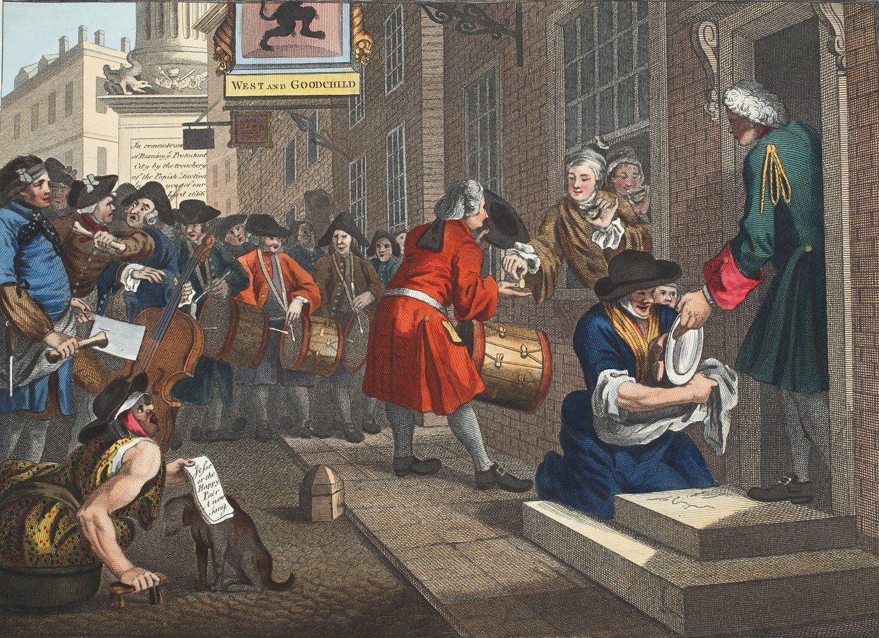 अपने समय की शानदार &39;प्रेंटिस और अपने मास्टर की बेटी से शादी,&39; उद्योग और विचारशीलता &39;की प्लेट VI,&39; हॉगर्थ रिस्टोर्ड: द होल वर्क्स ऑफ द सेलेब्रेटेड विलियम होग द्वारा विलियम होगार्थ