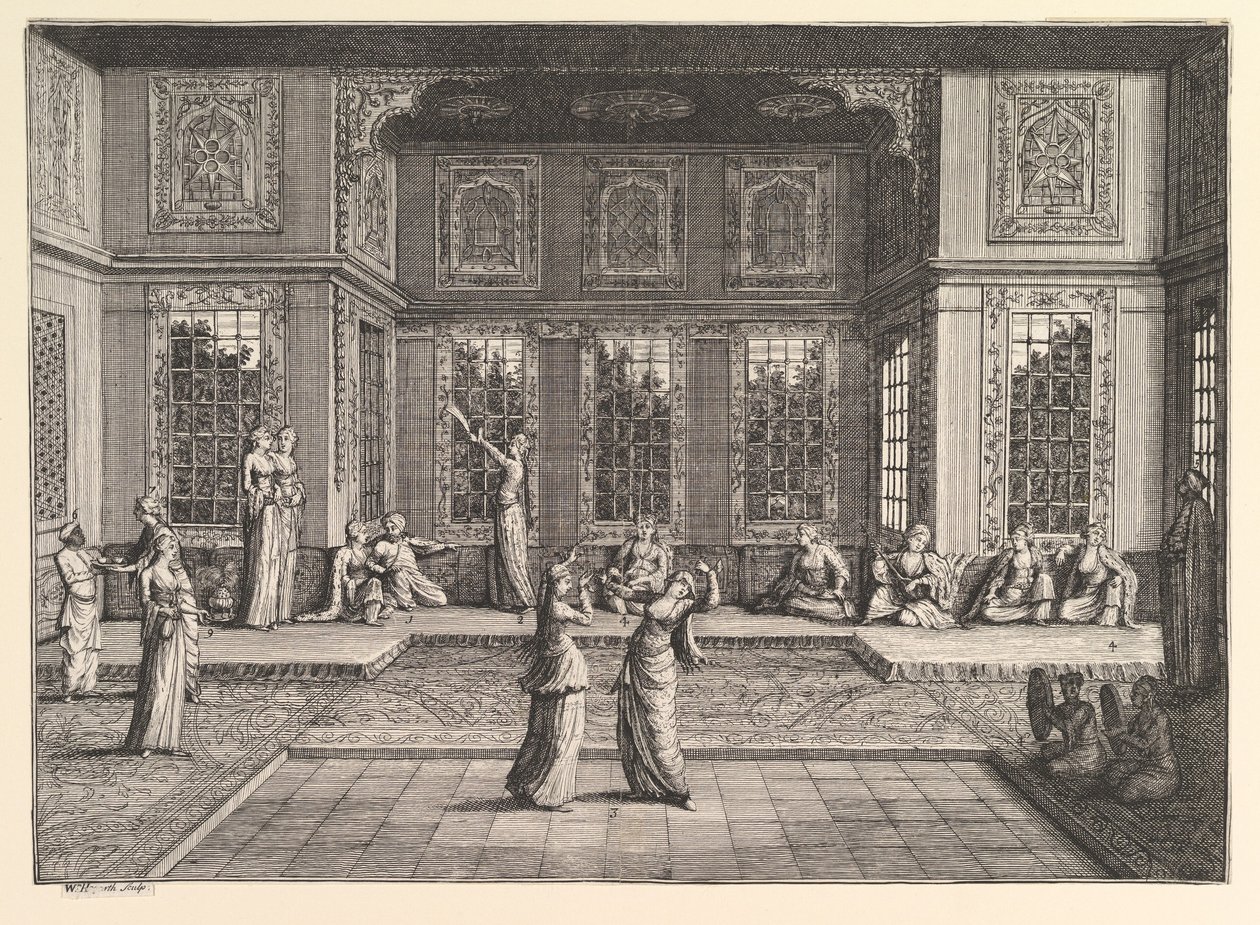 Seraglio Aubry de La Mottrayes पूरे यूरोप, एशिया और ..., 1723-24 के हिस्से में यात्रा करता है। द्वारा विलियम होगार्थ