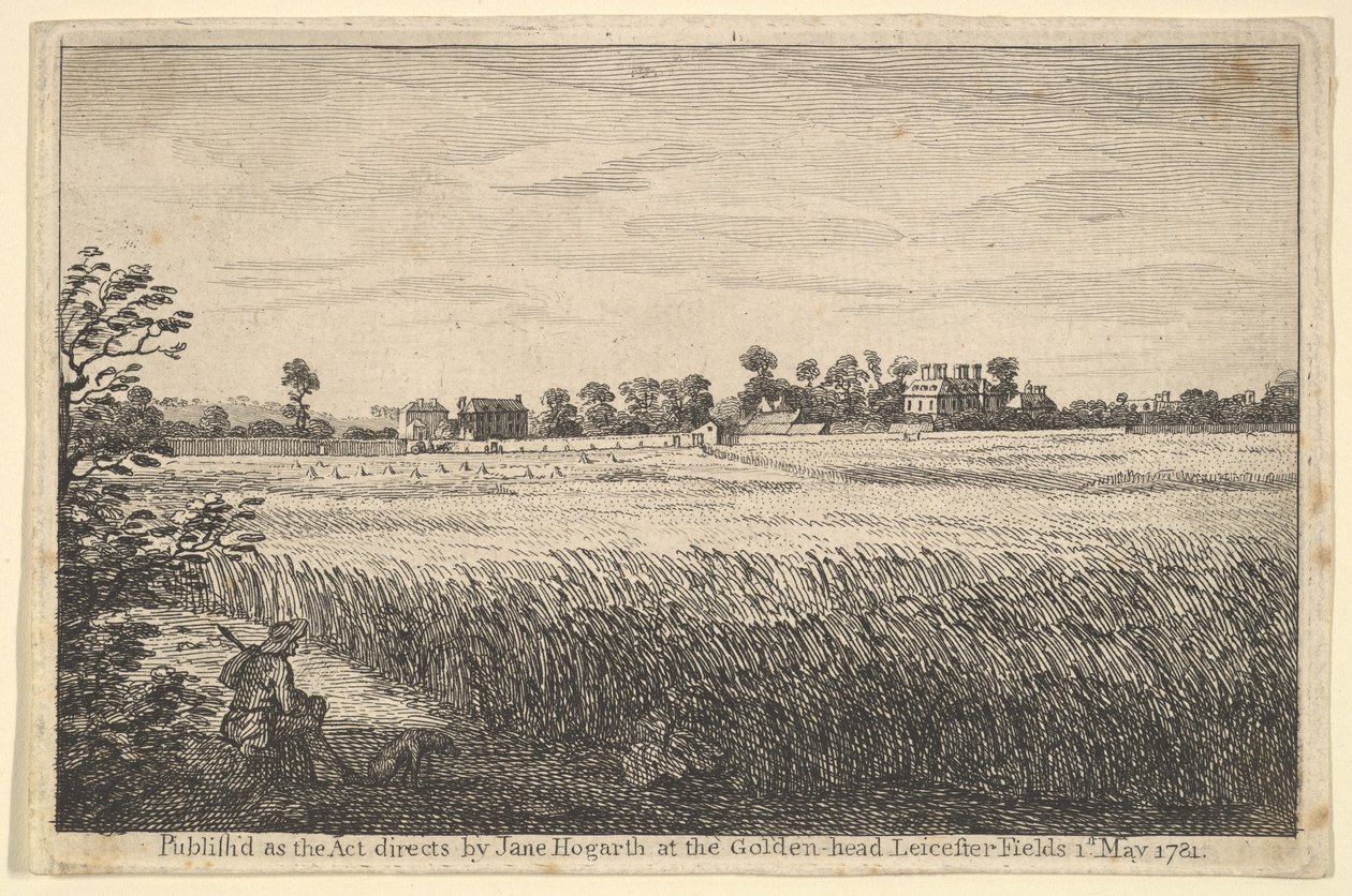 रैनबिस हाउस का दृश्य, 1 मई, 1781। द्वारा विलियम होगार्थ