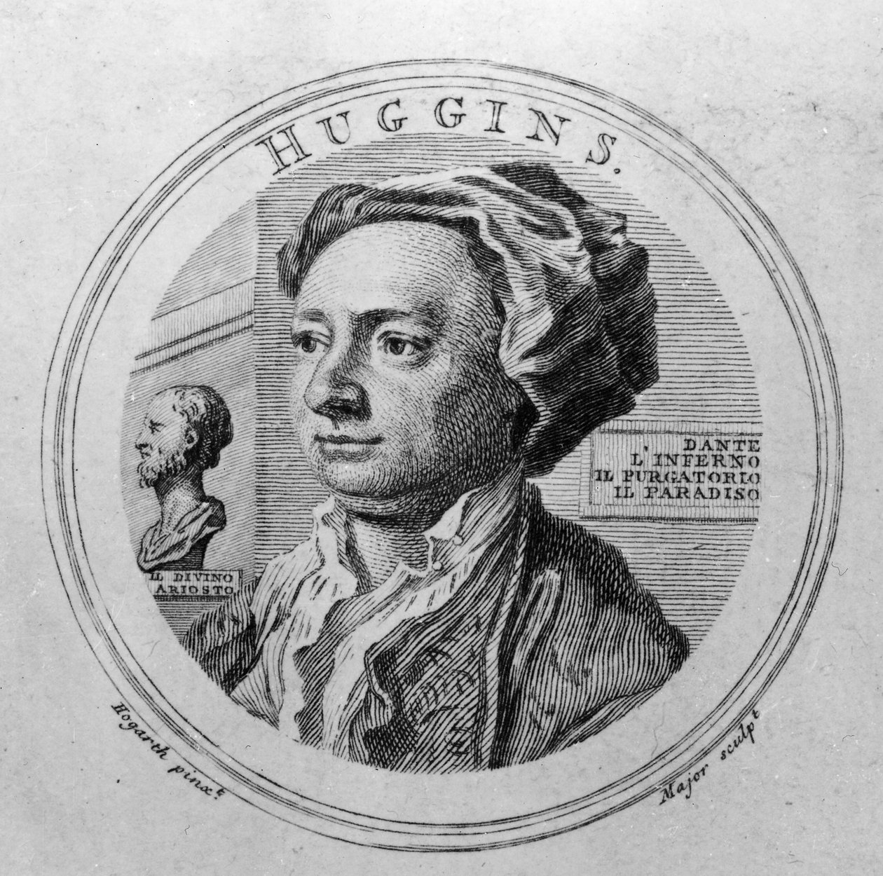 विलियम हगिन्स, थॉमस मेजर द्वारा उत्कीर्ण, 1761 द्वारा विलियम होगार्थ
