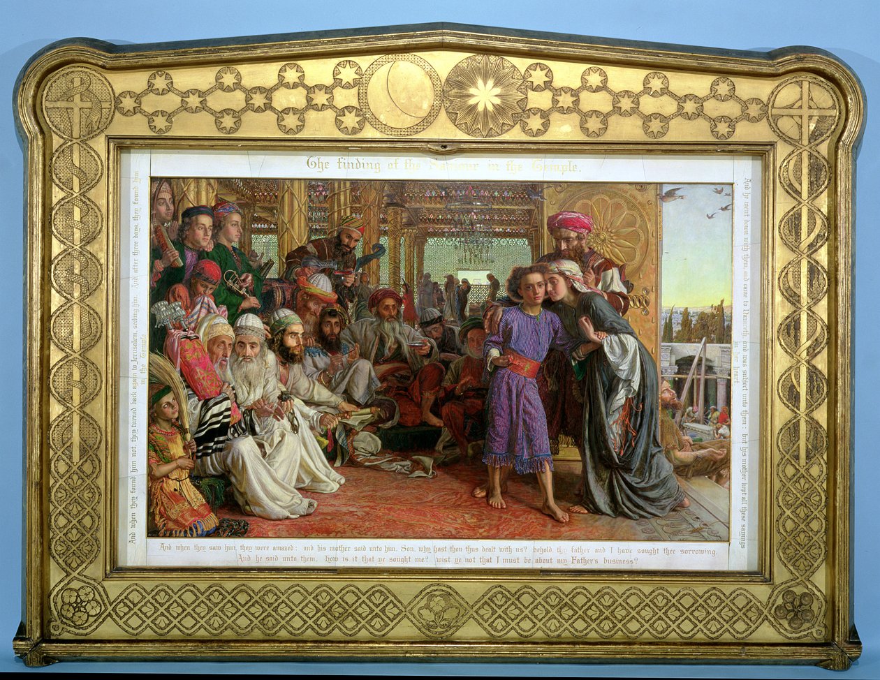 मंदिर में उद्धारकर्ता की खोज, 1855 द्वारा विलियम होल्मन हंट