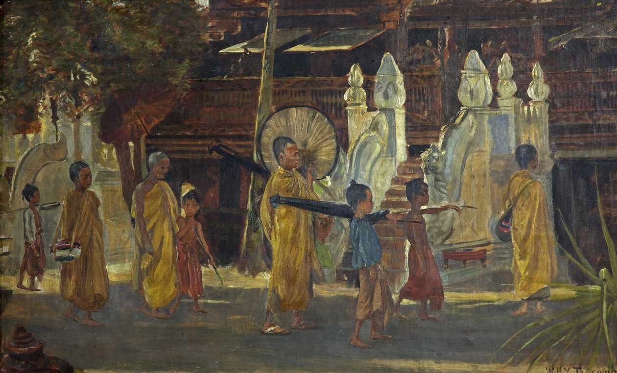 बर्मा में एक जुलूस द्वारा विलियम होल्ट येट्स टिटकॉम