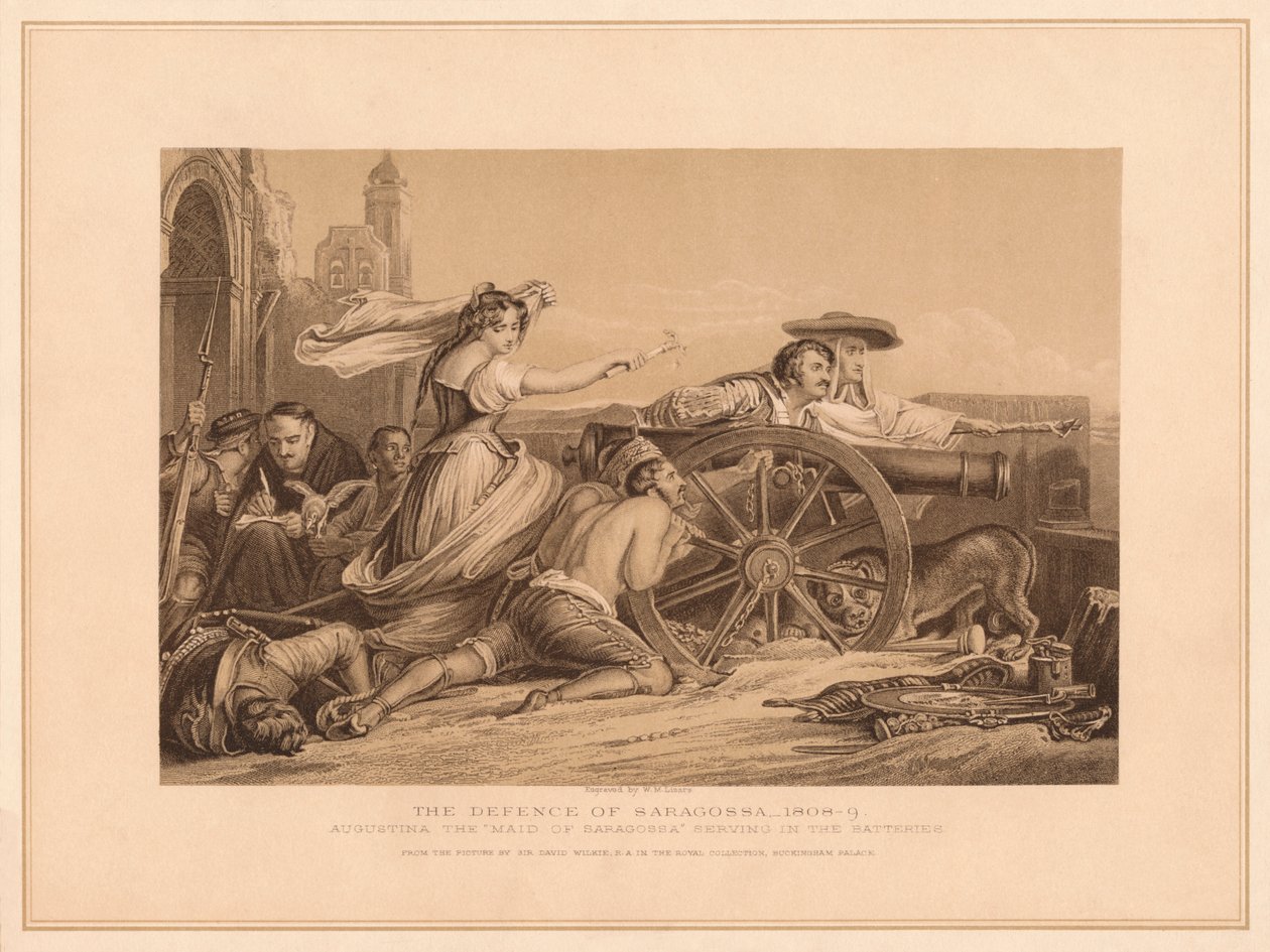 सारागोज़ा की रक्षा, 1808-9, 1878 द्वारा विलियम होम लिज़र