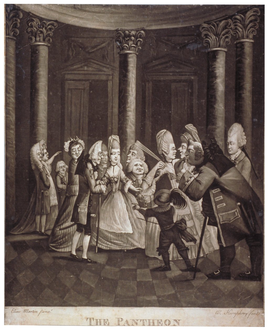 द पैंथियन, ऑक्सफोर्ड स्ट्रीट, वेस्टमिंस्टर, लंदन, c1770 द्वारा विलियम हम्फ्रे