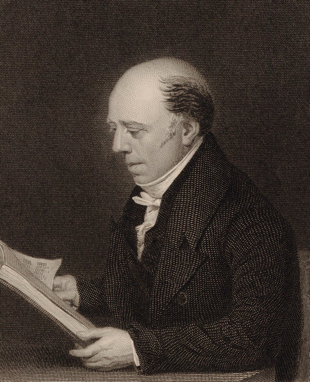 विन्सेंट नोवेलो का पोर्ट्रेट 1781-1861, 1830। द्वारा विलियम हम्फ्रीज़