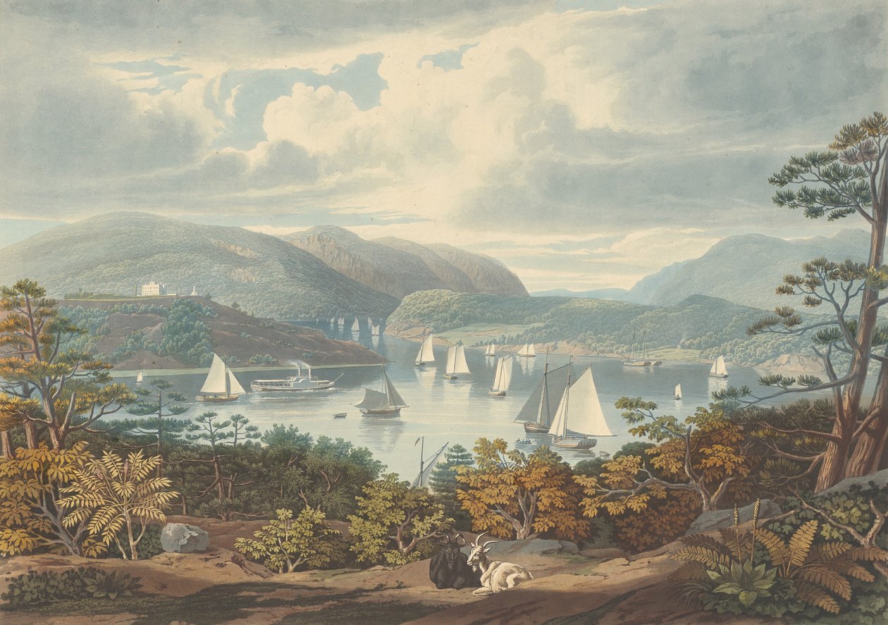 वेस्ट प्वाइंट, फिलिप्सटाउन से, 1831 में प्रकाशित हुआ। द्वारा विलियम जेम्स बेनेट