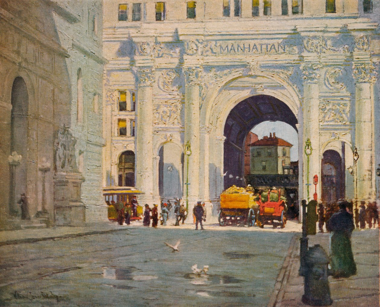 'द सिटी गेट', c1917 द्वारा विलियम जीन ब्यूले
