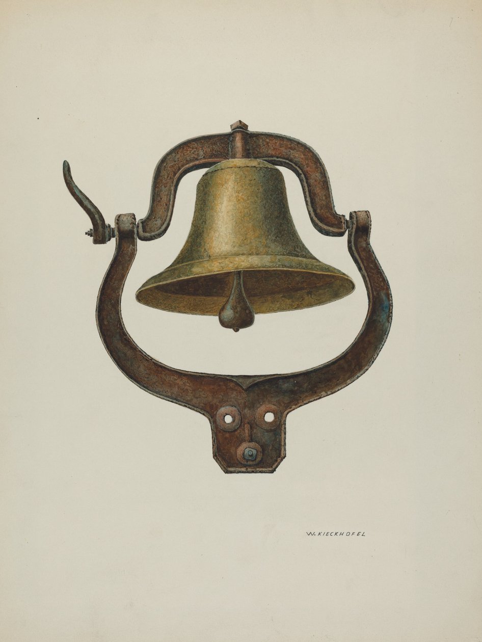 डिनर बेल, 1940। द्वारा विलियम कीकहोफेल