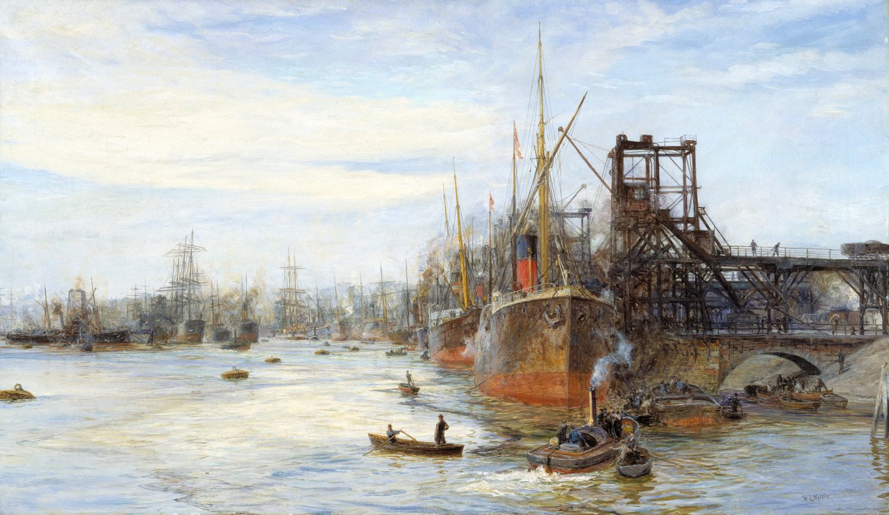 'बैरी डॉक्स', 1871-1931 द्वारा विलियम लियोनेल वायली