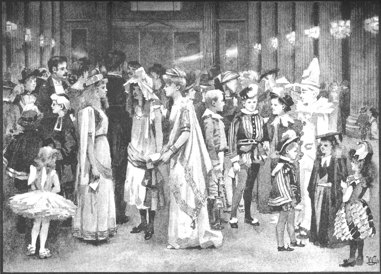 मैन्शन हाउस में जुवेनाइल बॉल - डांस के बीच, 1891 द्वारा विलियम लुकर