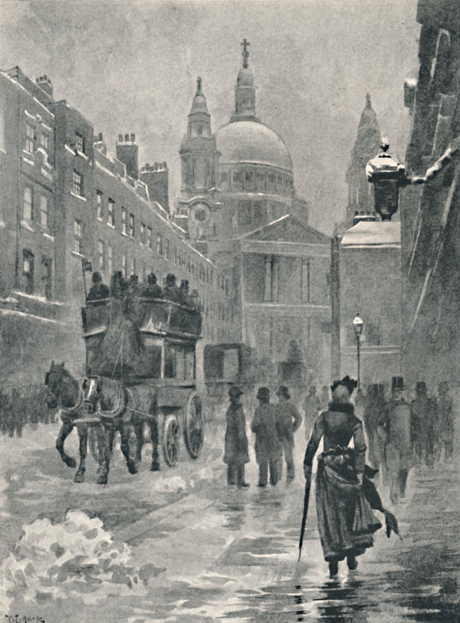 विंटर्स मॉर्निंग, 1891 पर लुडगेट हिल द्वारा विलियम लुकर