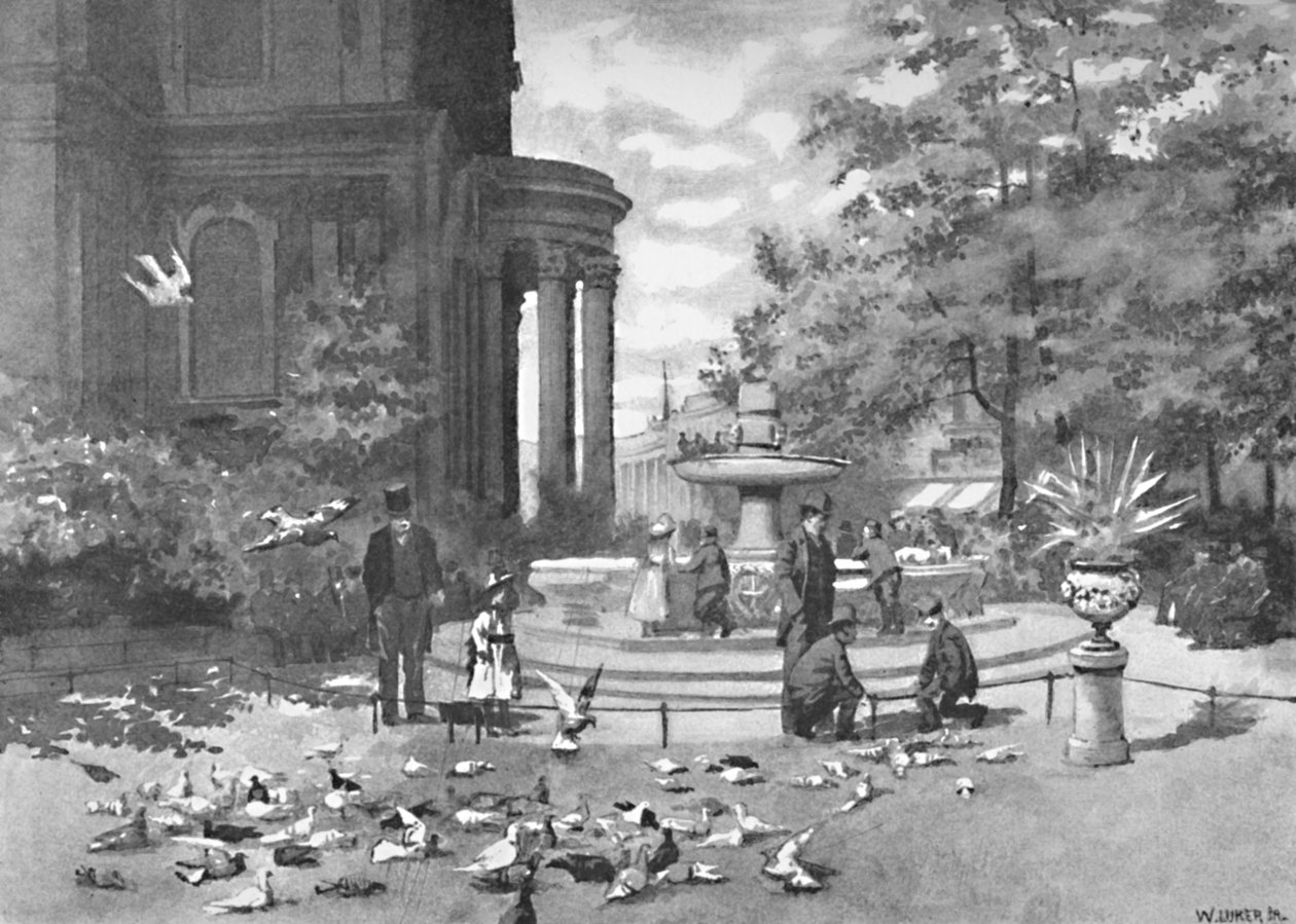 सेंट पॉल चर्चयार्ड, 1891 द्वारा विलियम लुकर