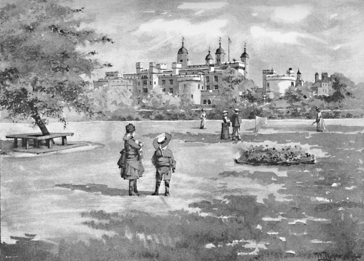 ट्रिनिटी स्क्वायर, 1891 से टॉवर ऑफ लंदन द्वारा विलियम लुकर