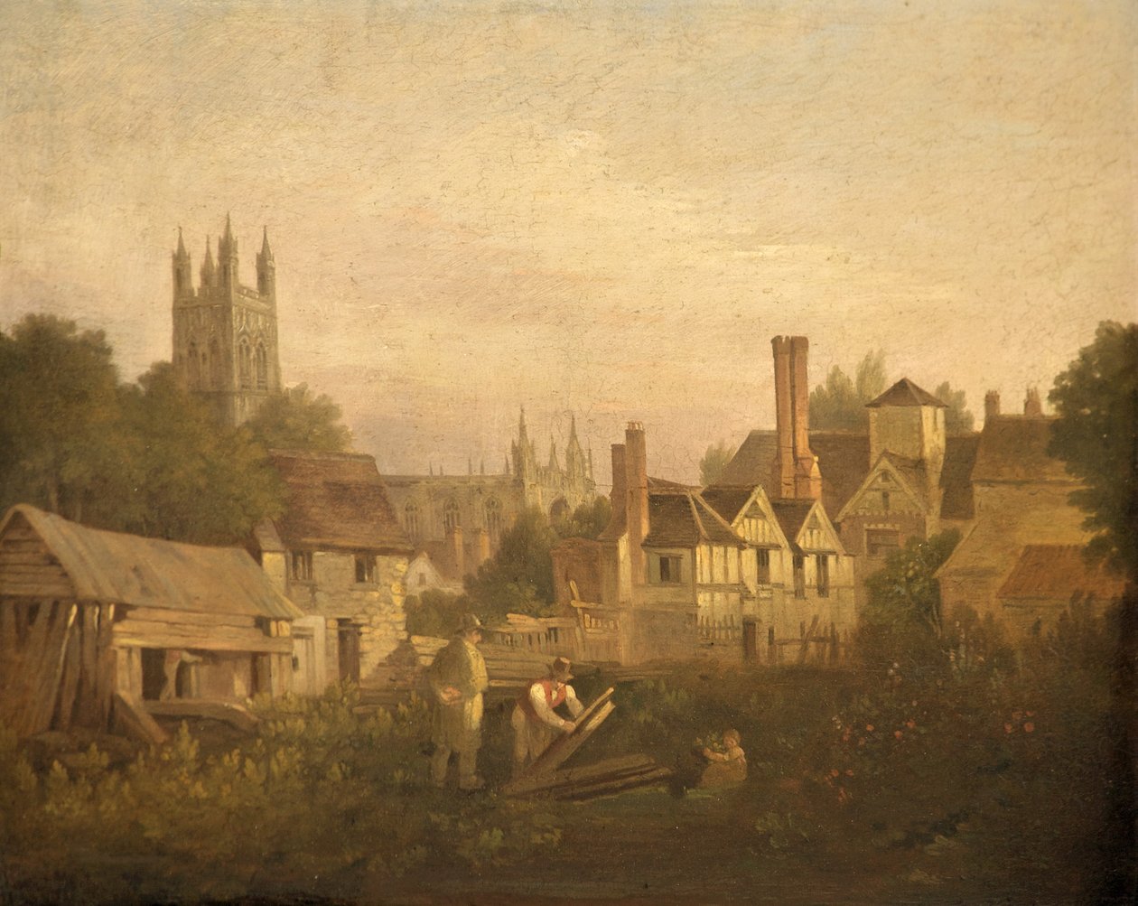 नॉर्थ वेस्ट से Gloucester, c.1820 द्वारा विलियम मार्लो
