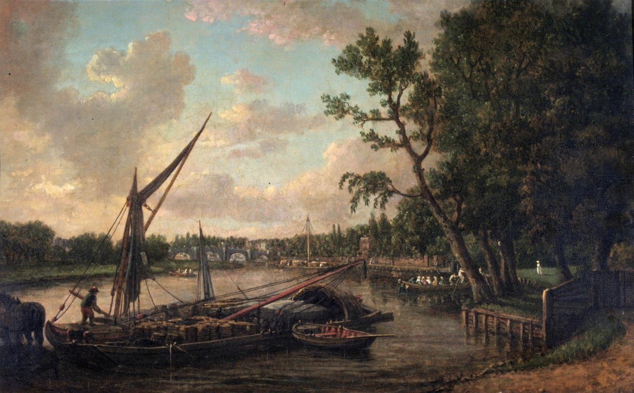 सरे बैंक से रिचमंड, c.1800 द्वारा विलियम मार्लो