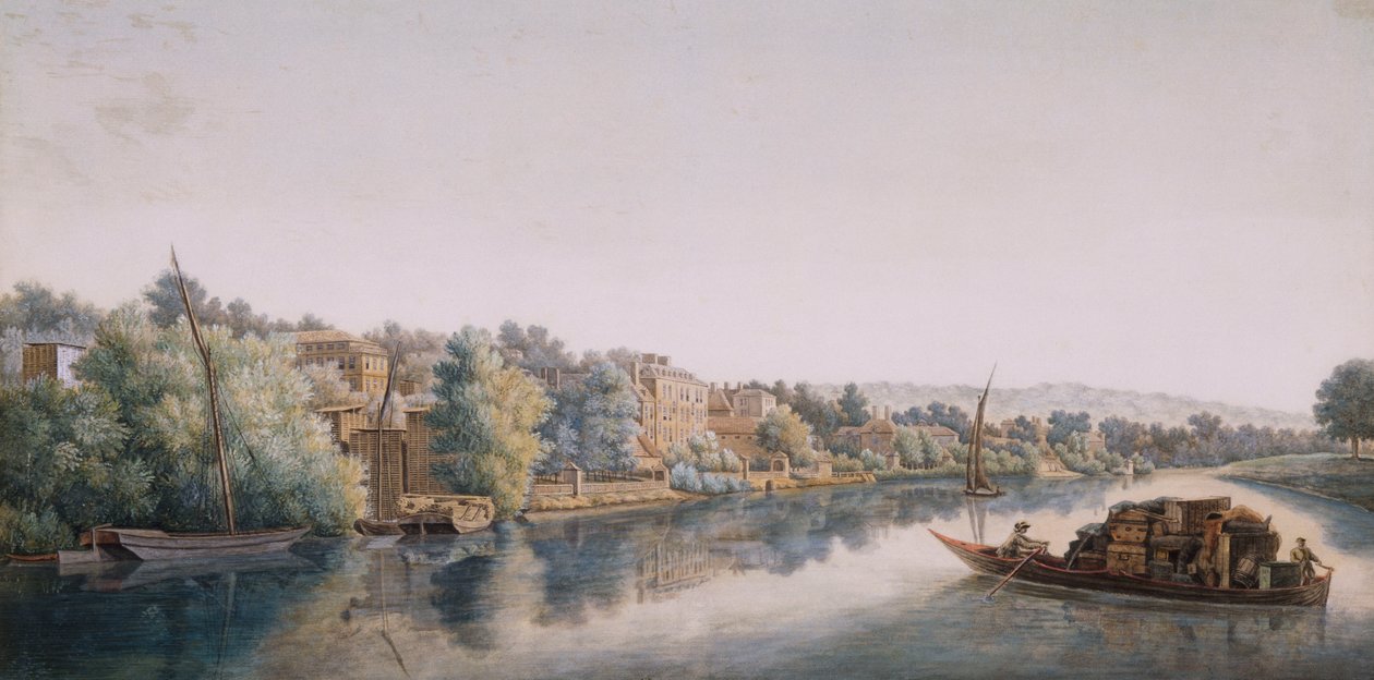 द थम्स एट रिचमंड, 1770-1780 द्वारा विलियम मार्लो