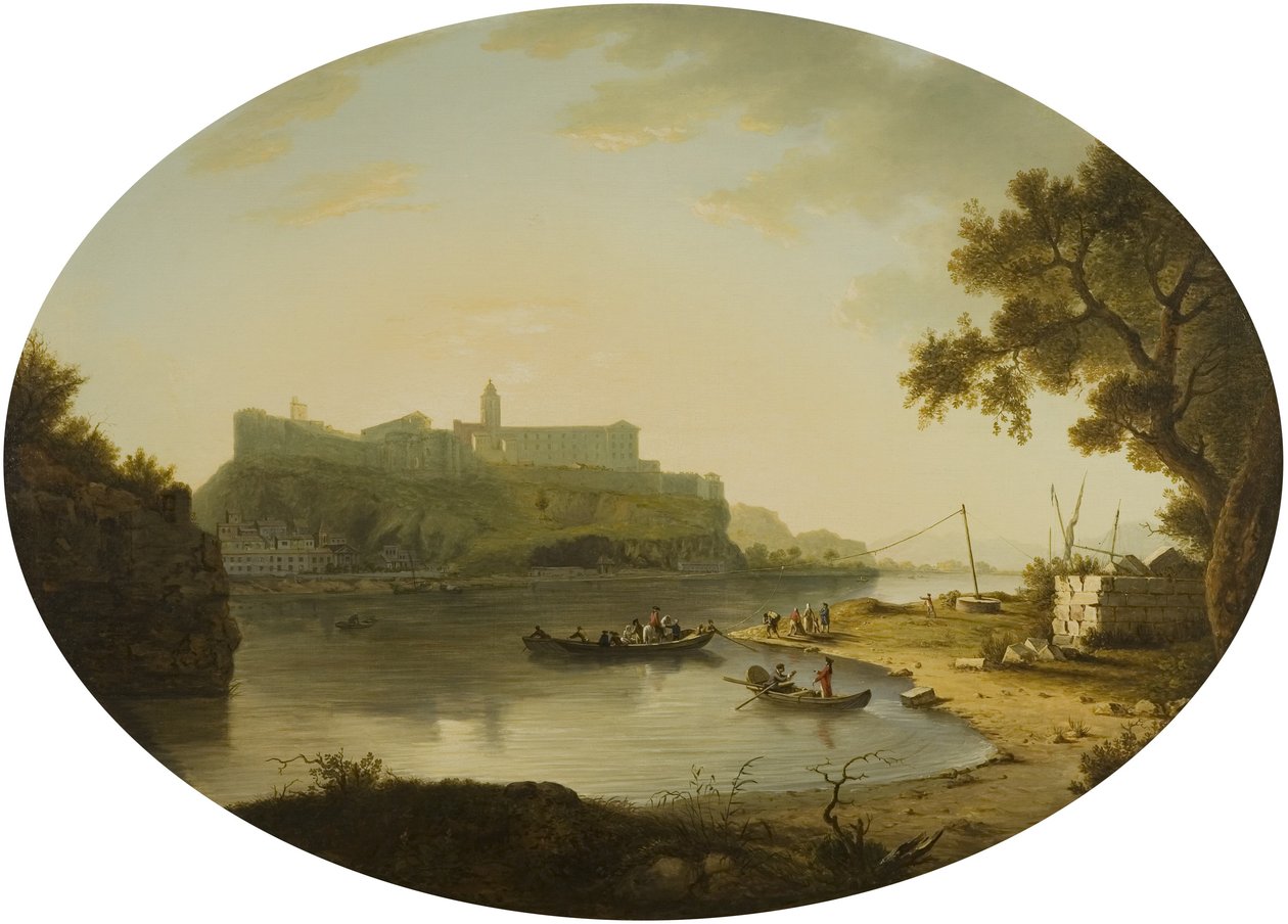 विलेन्यूव-लेस-एविग्नन का दृश्य, c.1770 (कैनवास पर तेल) द्वारा विलियम मार्लो