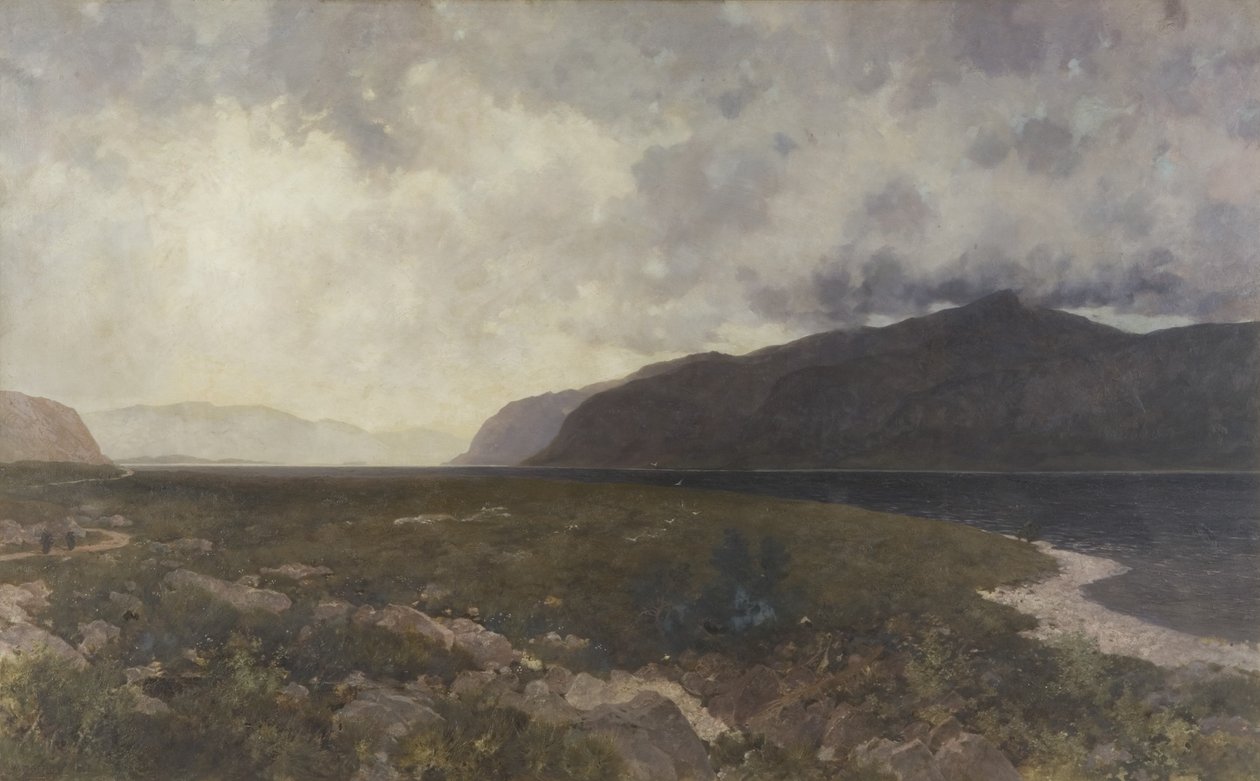 ग्रुडी ब्रिज से लोच मारी, c.1905 (कैनवास पर तेल) द्वारा विलियम मैथ्यू हेल