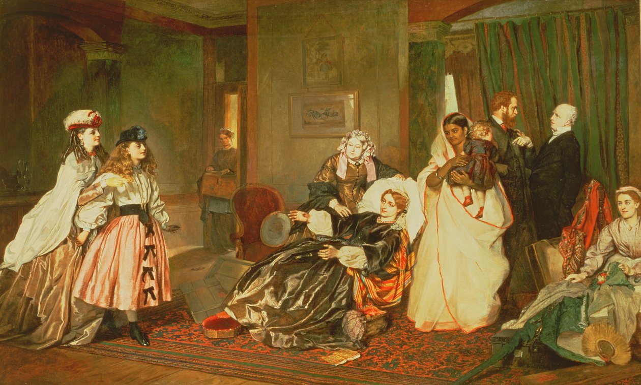 होम द रिटर्न, 1866 द्वारा विलियम माव एगली
