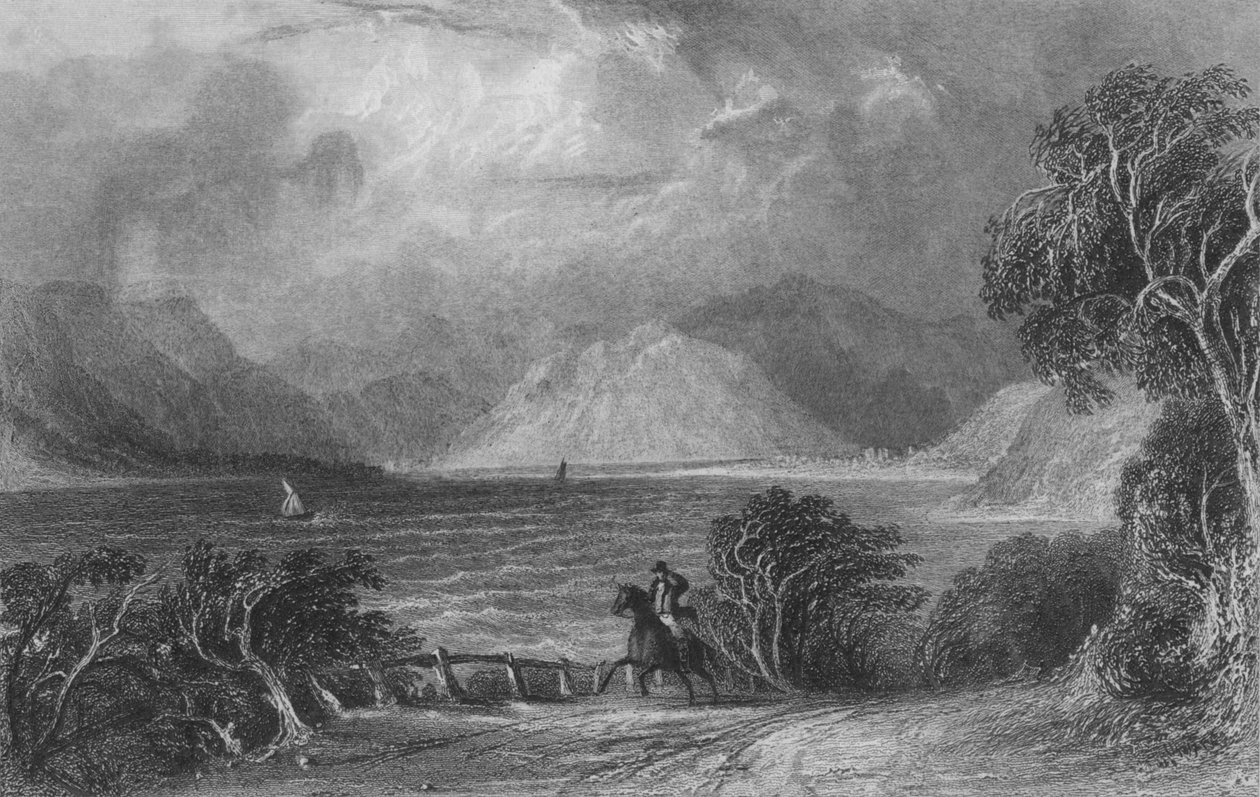 पूली ब्रिज से उल्सवाटर, c1835 द्वारा विलियम मिलर