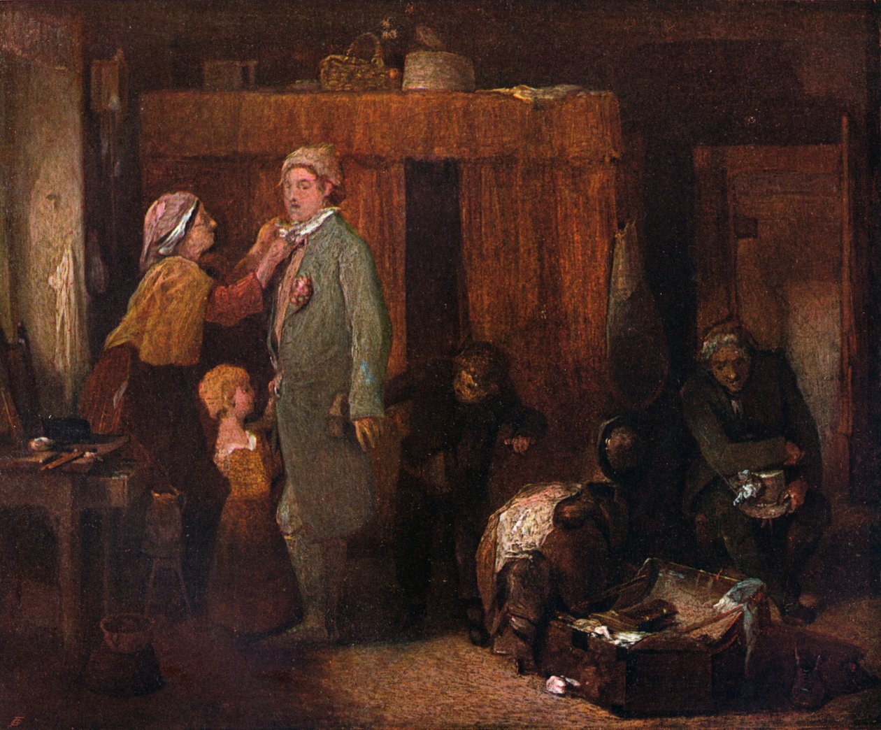 द वेडिंग-डे, c1845 1904 द्वारा विलियम मूलर