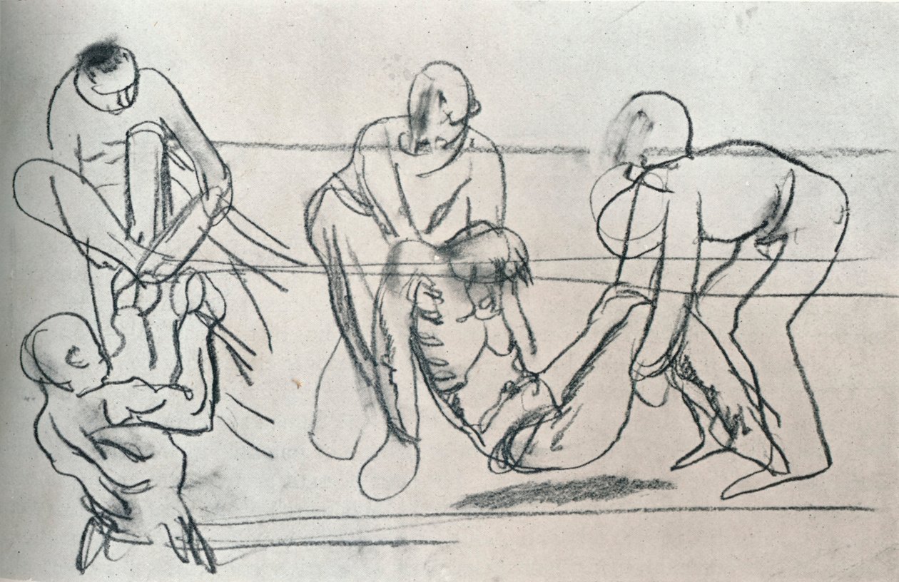 सर विलियम ओर्पेन द्वारा स्केच, c1914 1932 द्वारा विलियम न्यूएनहैम मोंटेग ऑरपेन