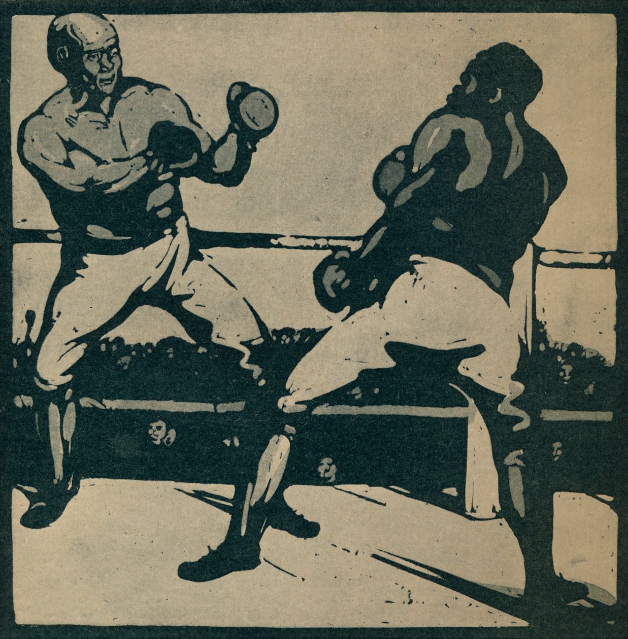 द बॉक्सर्स, 1898, 1935। द्वारा विलियम निकोलसन