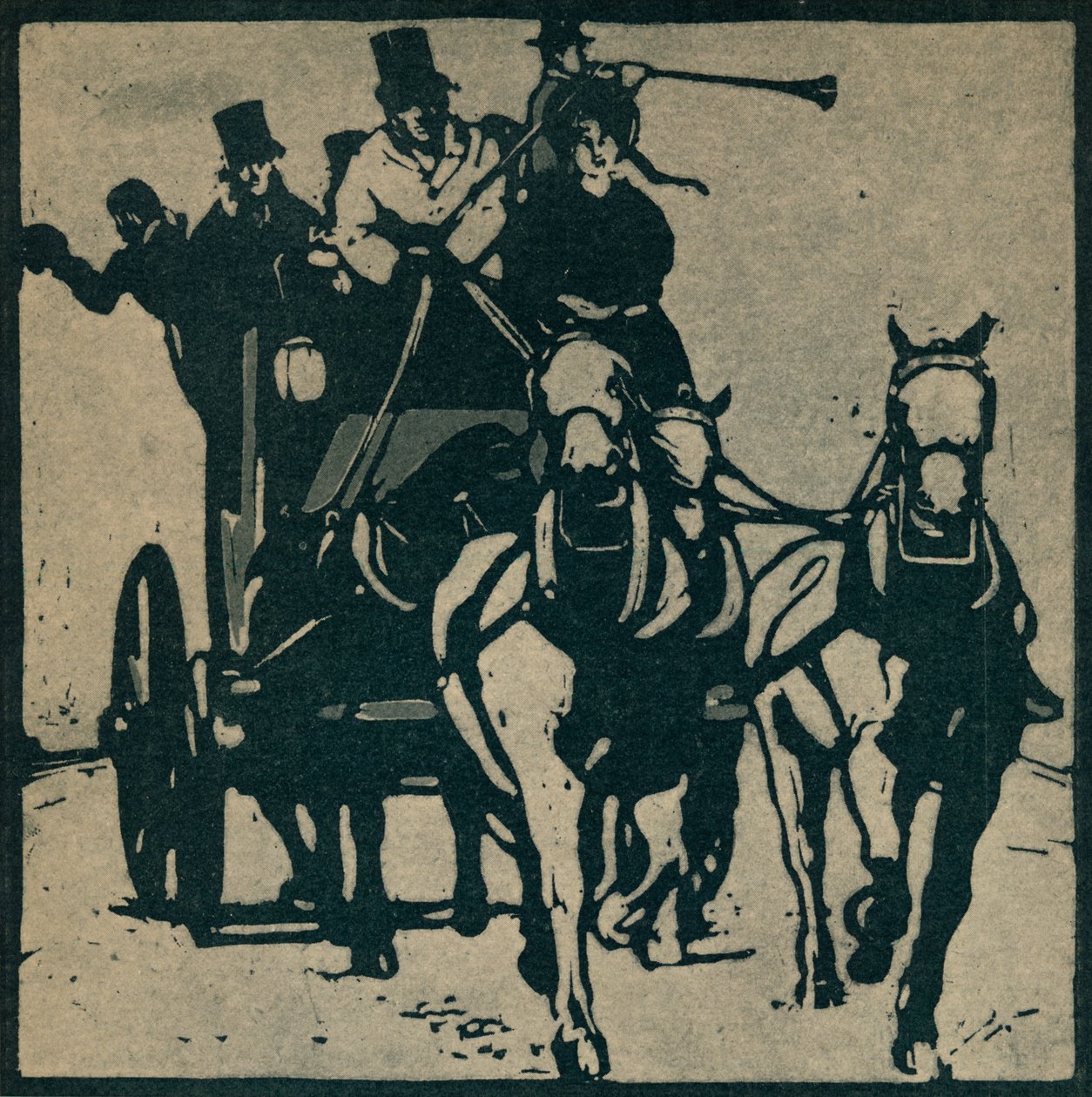 द फोर-इन-हैंड, c1898, 1935। द्वारा विलियम निकोलसन