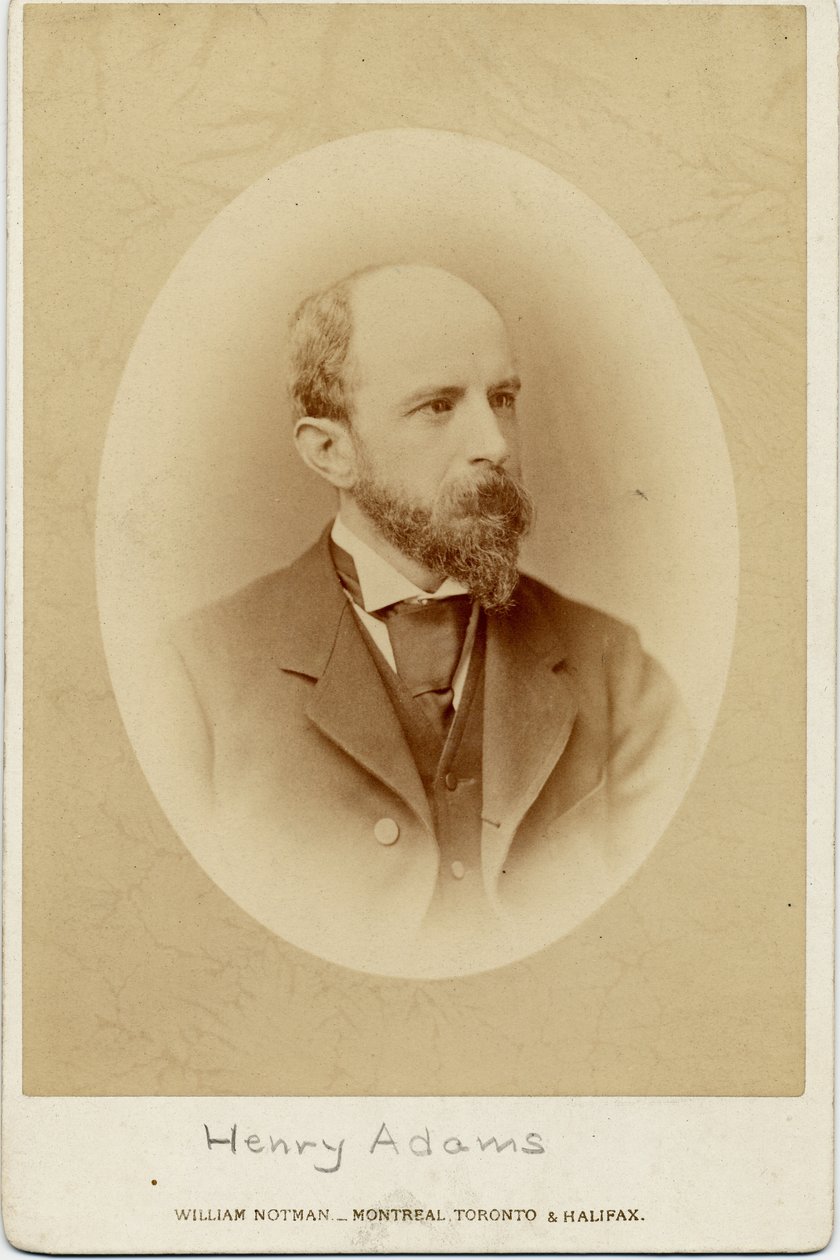 हेनरी एडम्स (1838-1918), अमेरिकन हिस्टोरियन (एल्बमन फोटो) द्वारा विलियम नोटमैन