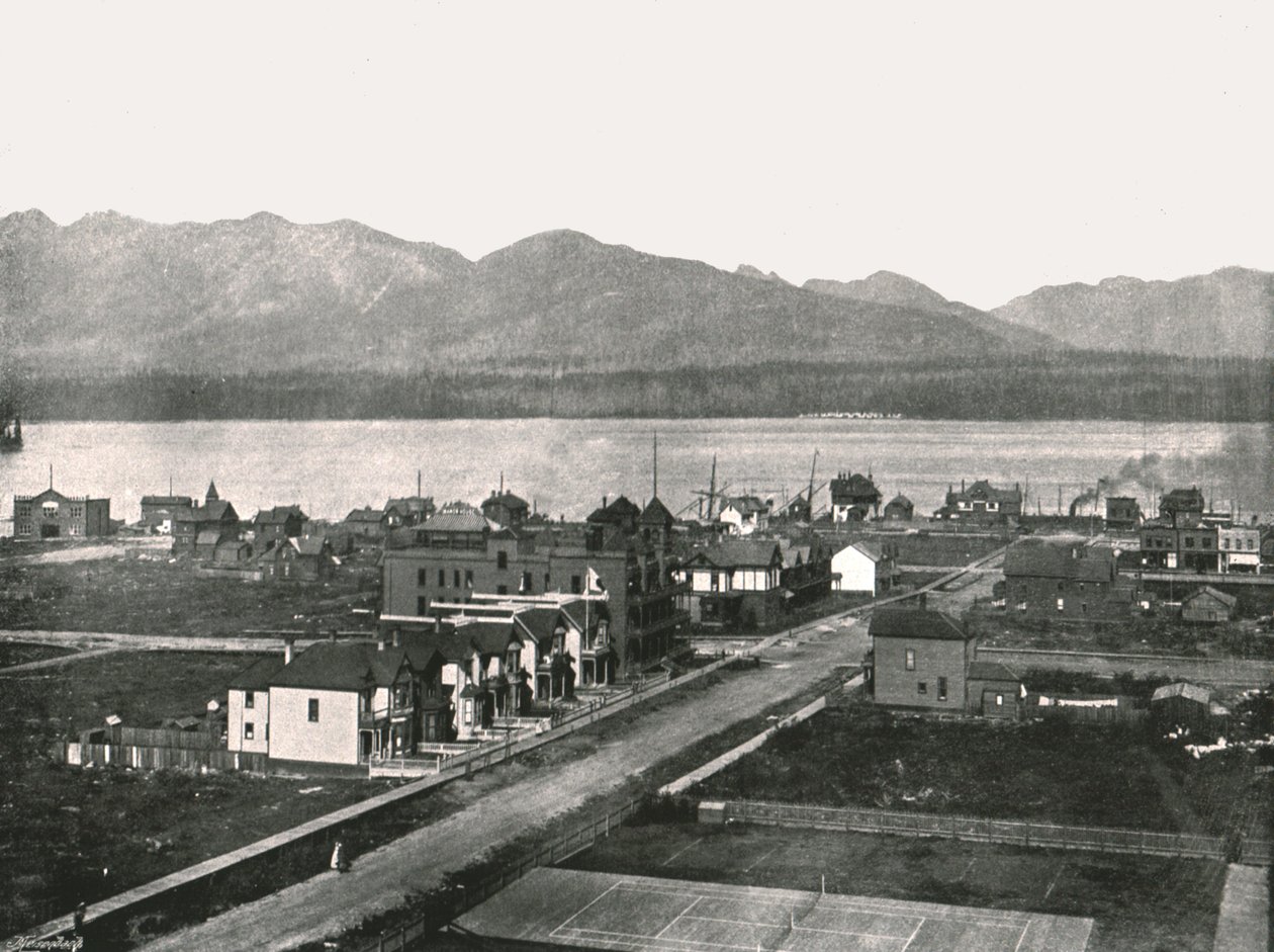 बंदरगाह, वैंकूवर, कनाडा, 1895। द्वारा विलियम नॉटमैन और बेटा