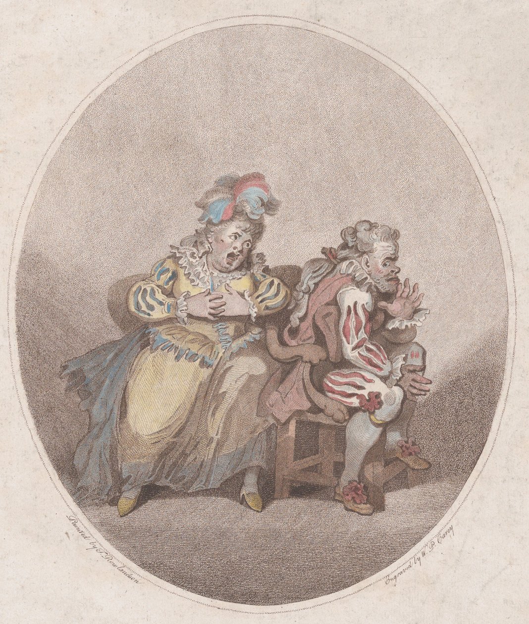 द डुएना एंड लिटिल इसाक, 1 अप्रैल, 1784। द्वारा विलियम पौलेट केरी