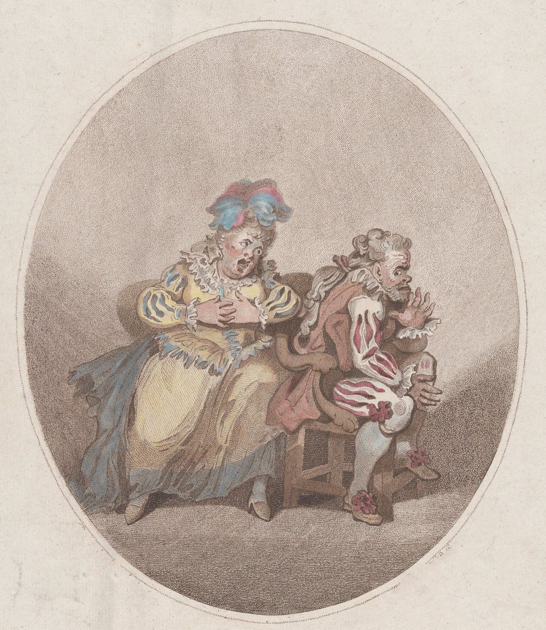 ड्यूएना एंड लिटिल इसहाक, 1 अप्रैल, 1784। द्वारा विलियम पौलेट केरी