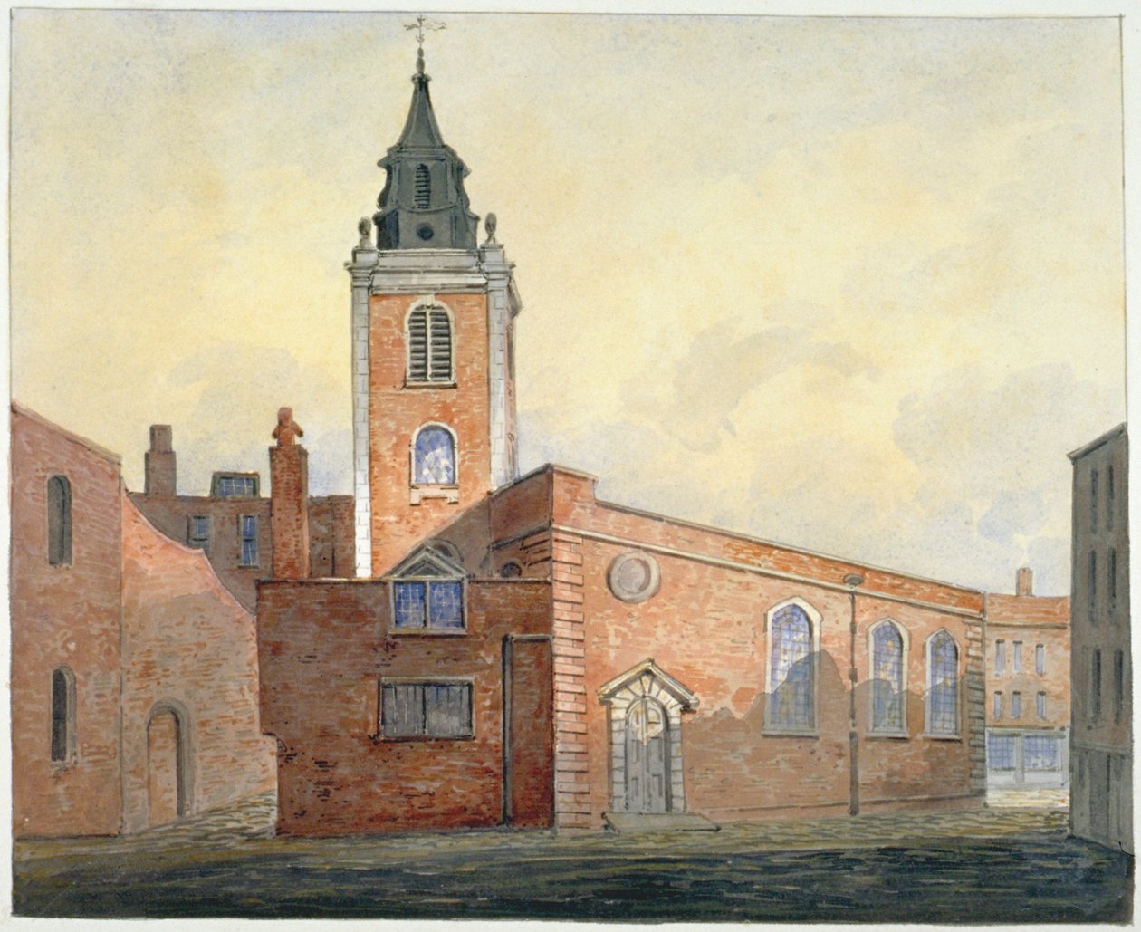 चर्च ऑफ सेंट माइकल बैशॉ, लंदन शहर, 1815 द्वारा विलियम पियर्सन