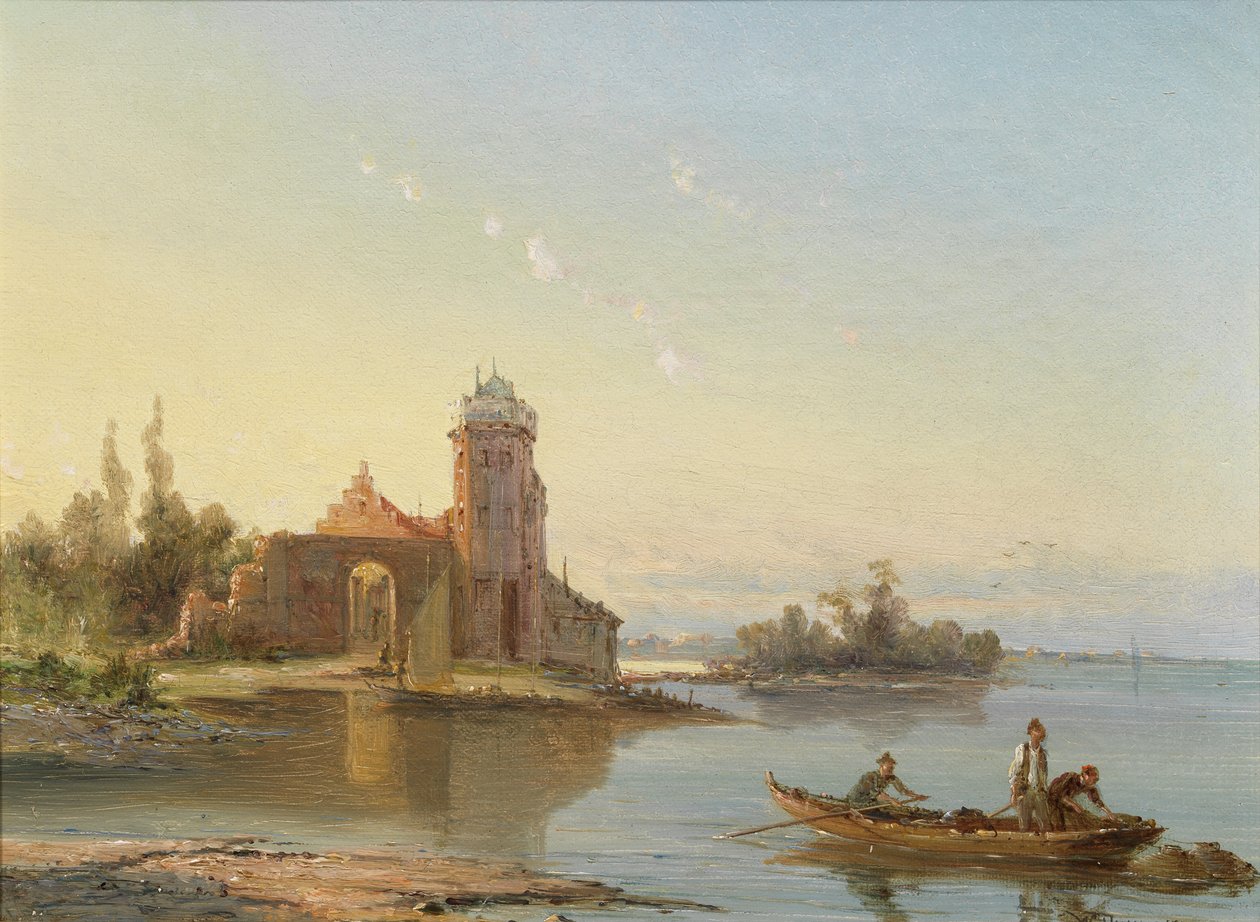 मेडेनब्लुक, ज़ुइडर ज़ी, हॉलैंड, 1863 द्वारा विलियम रेमंड डोमरसन