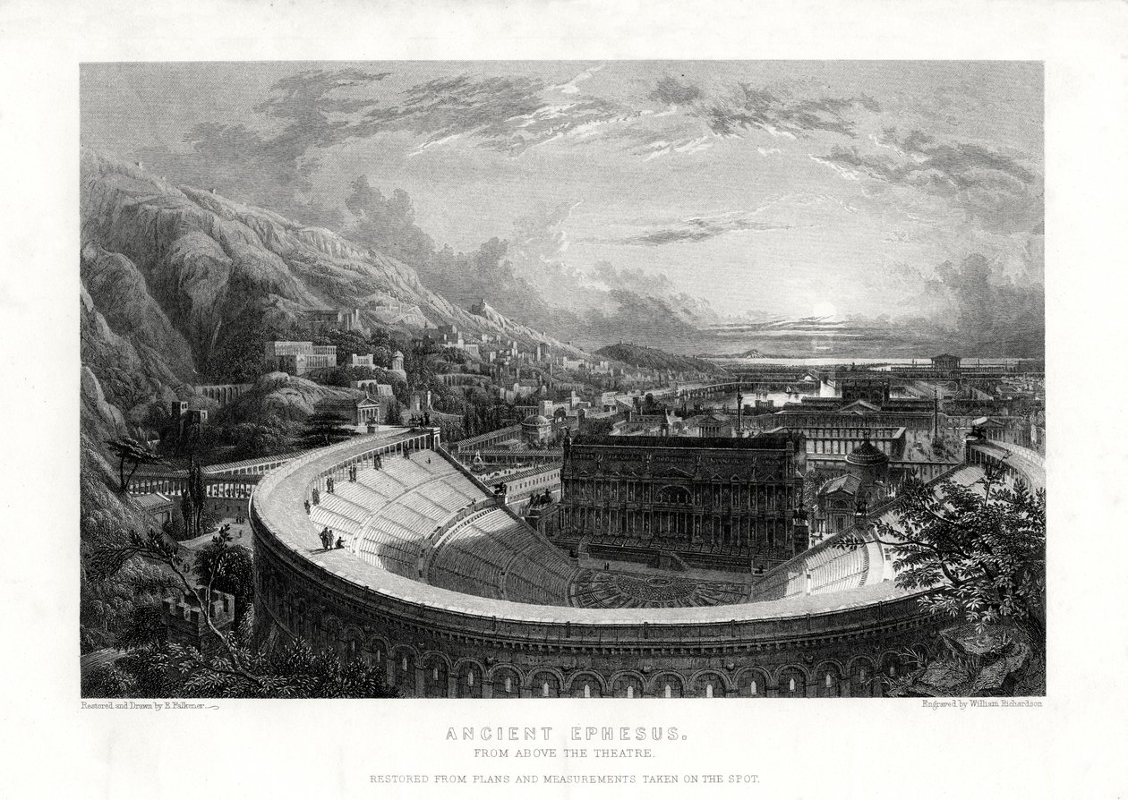 प्राचीन इफिसुस, तुर्की, 1887 द्वारा विलियम रिचर्डसन