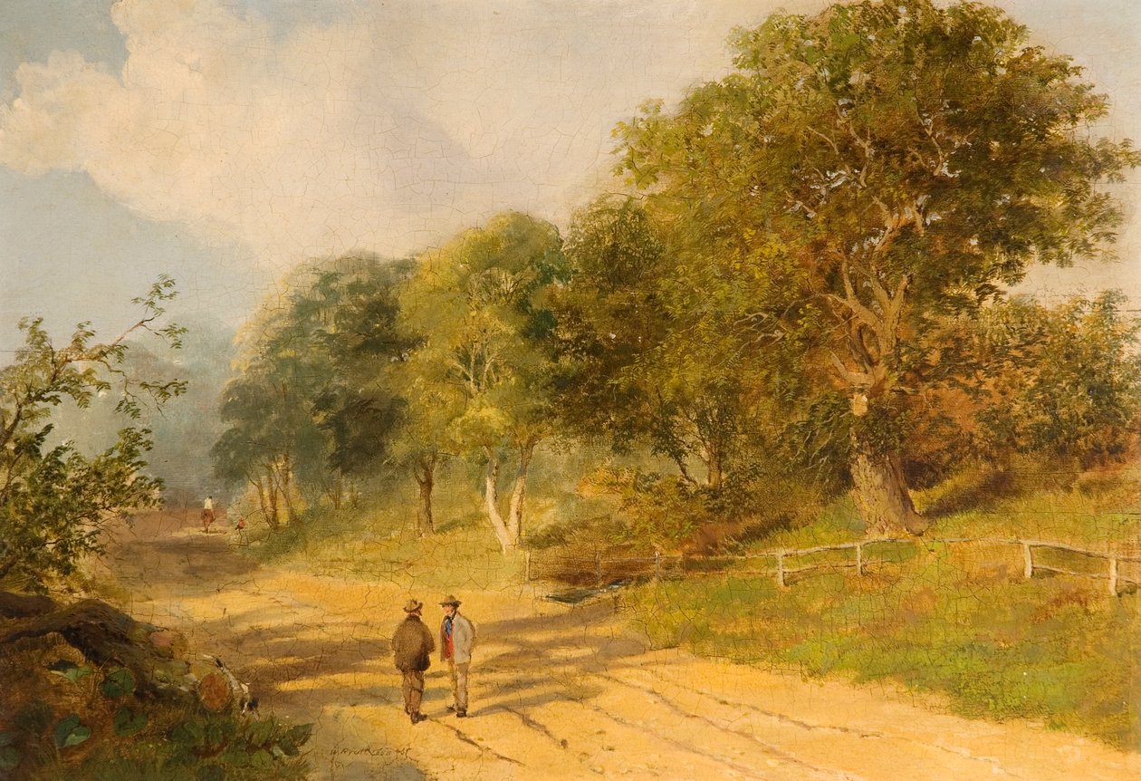 रोड से रेडह्यूग हॉल, 1856 द्वारा विलियम रायट