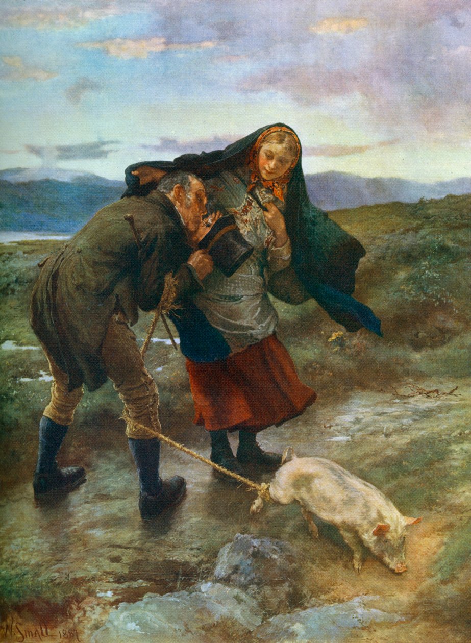 द लास्ट मैच, 1887, 1912। द्वारा विलियम स्मॉल