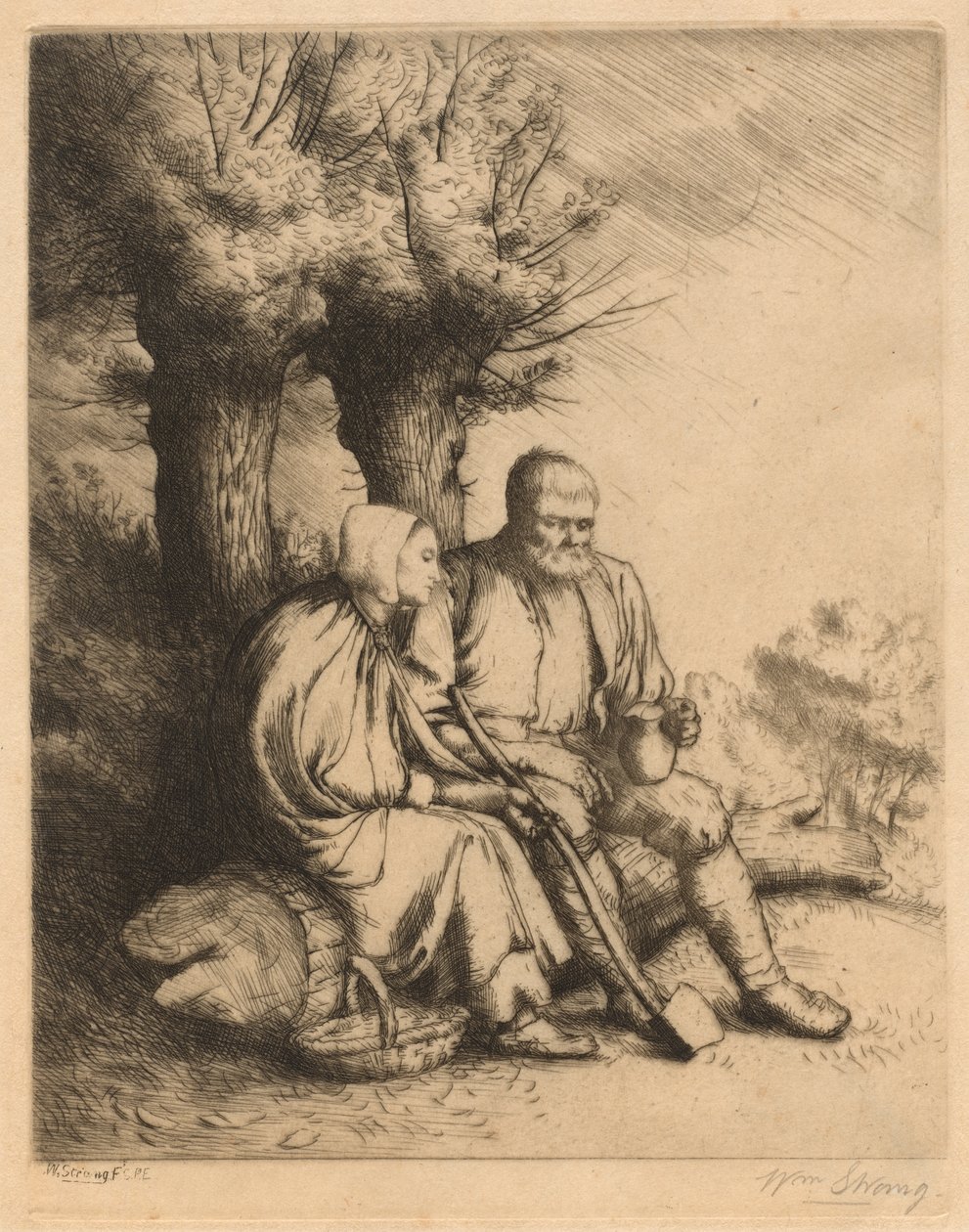 द वुडमैन, 1881। द्वारा विलियम स्ट्रैंड
