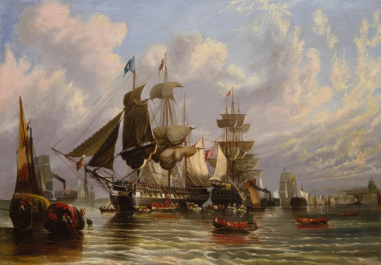 क्रीमियन युद्ध, एकल engl। ट्रूप, 1855 - औसत। वी। W.Stuart द्वारा विलियम स्टुअर्ट