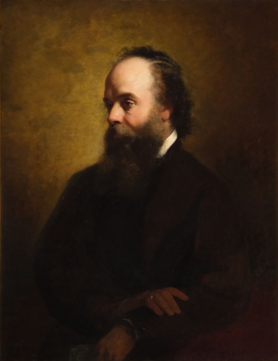 सैमुअल टिमिन्स का पोर्ट्रेट 1826-1902, 1880। द्वारा विलियम थॉमस रोडेन