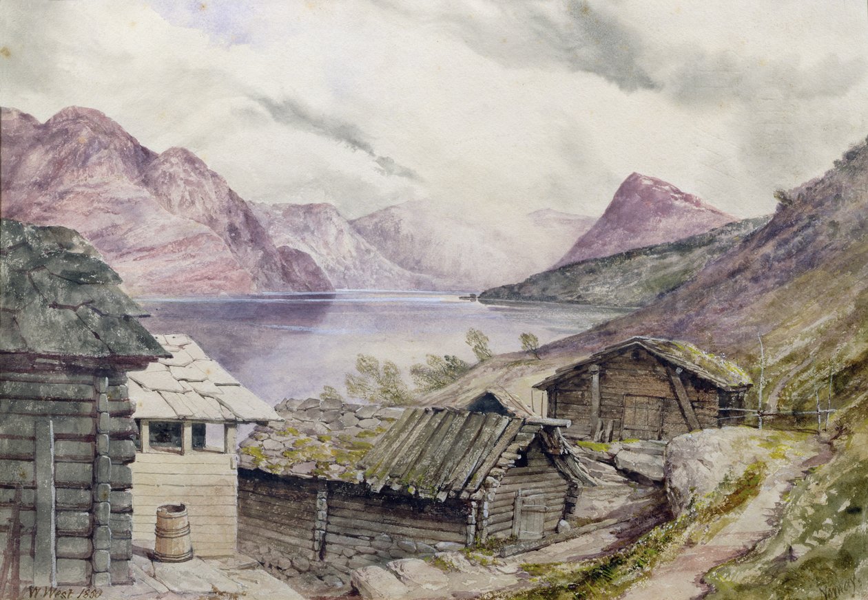 रोम्सडल फॉर्ड, 1850 द्वारा विलियम वेस्ट