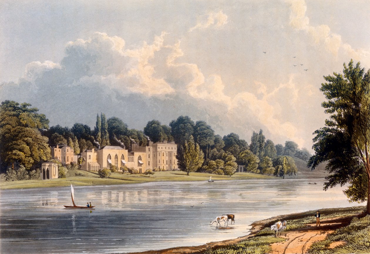 पोप का विला ट्विनकेनहम, 1828 में द्वारा विलियम वेस्टाल