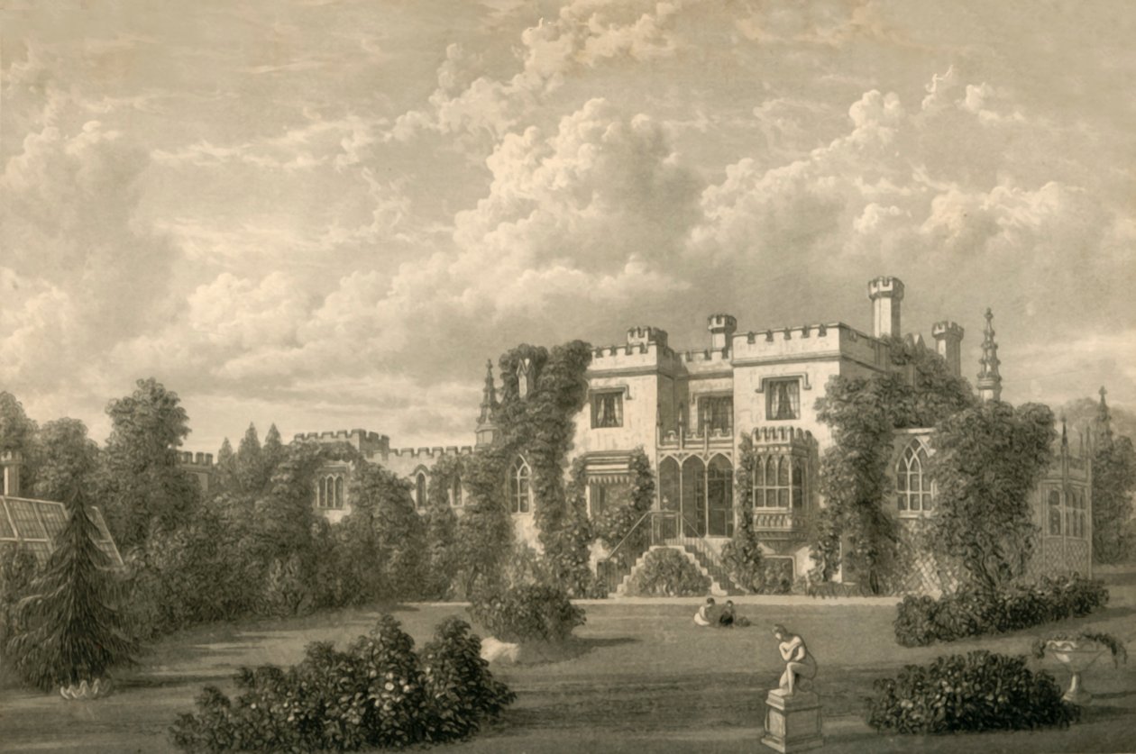 सैक्सनबरी लॉज, 1835। द्वारा विलियम वेस्टाल