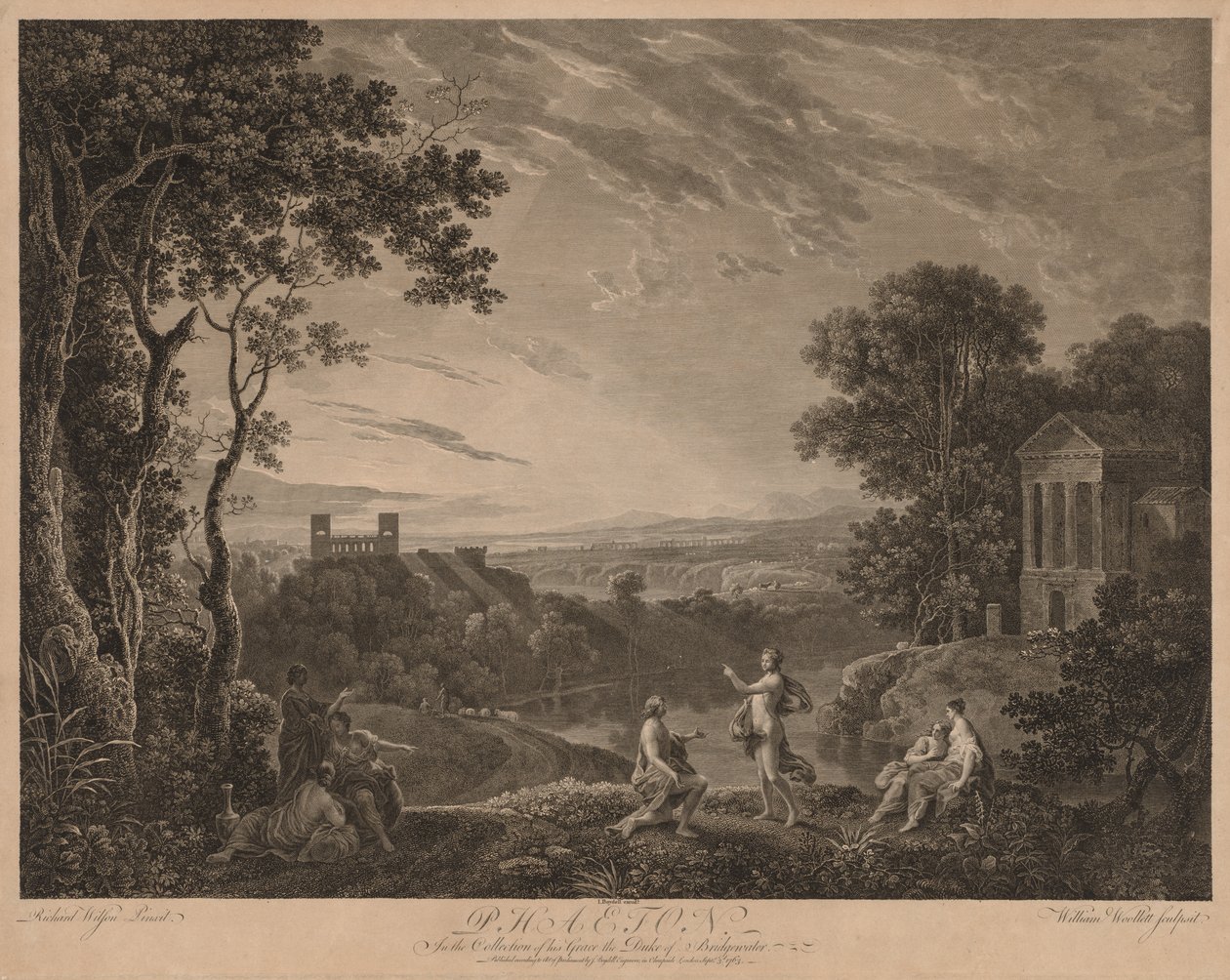 फेटन, 1763। द्वारा विलियम वूलेट