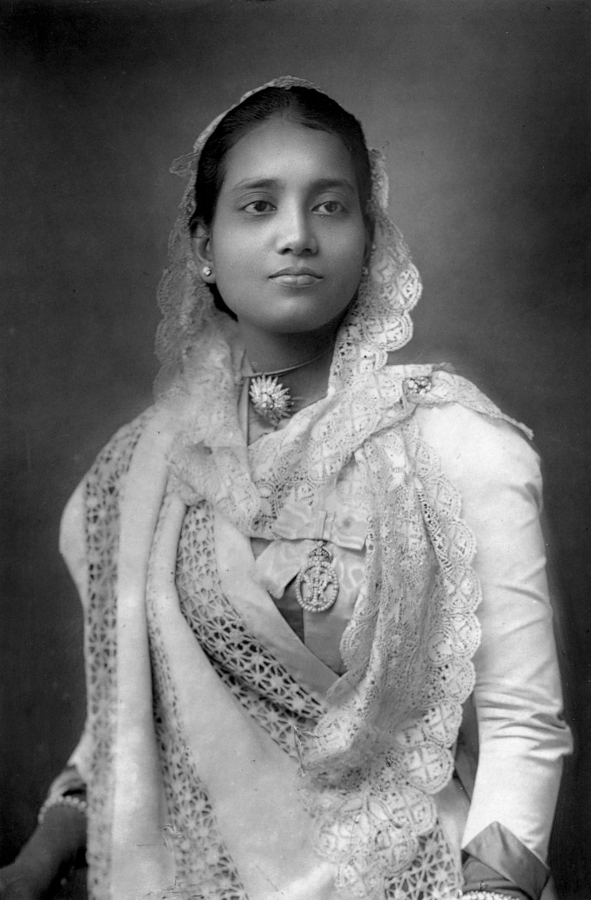 कोच बिहार, पश्चिम बंगाल, भारत की महारानी, 1893। द्वारा विलियम और डैनियल डाउनी